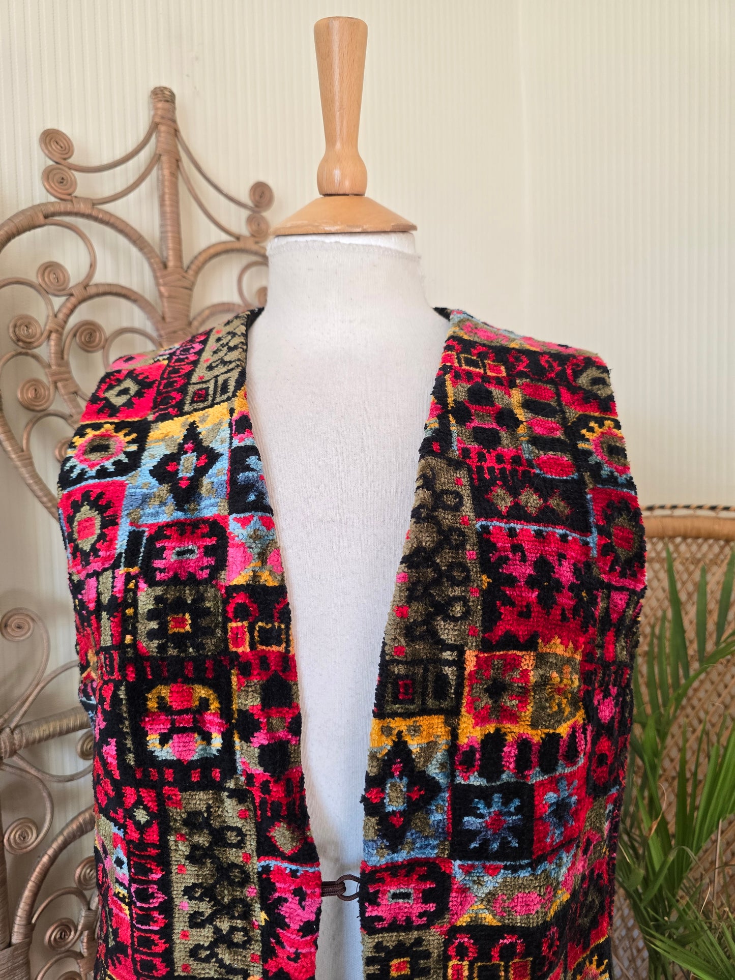 Vintage carpet waistcoat