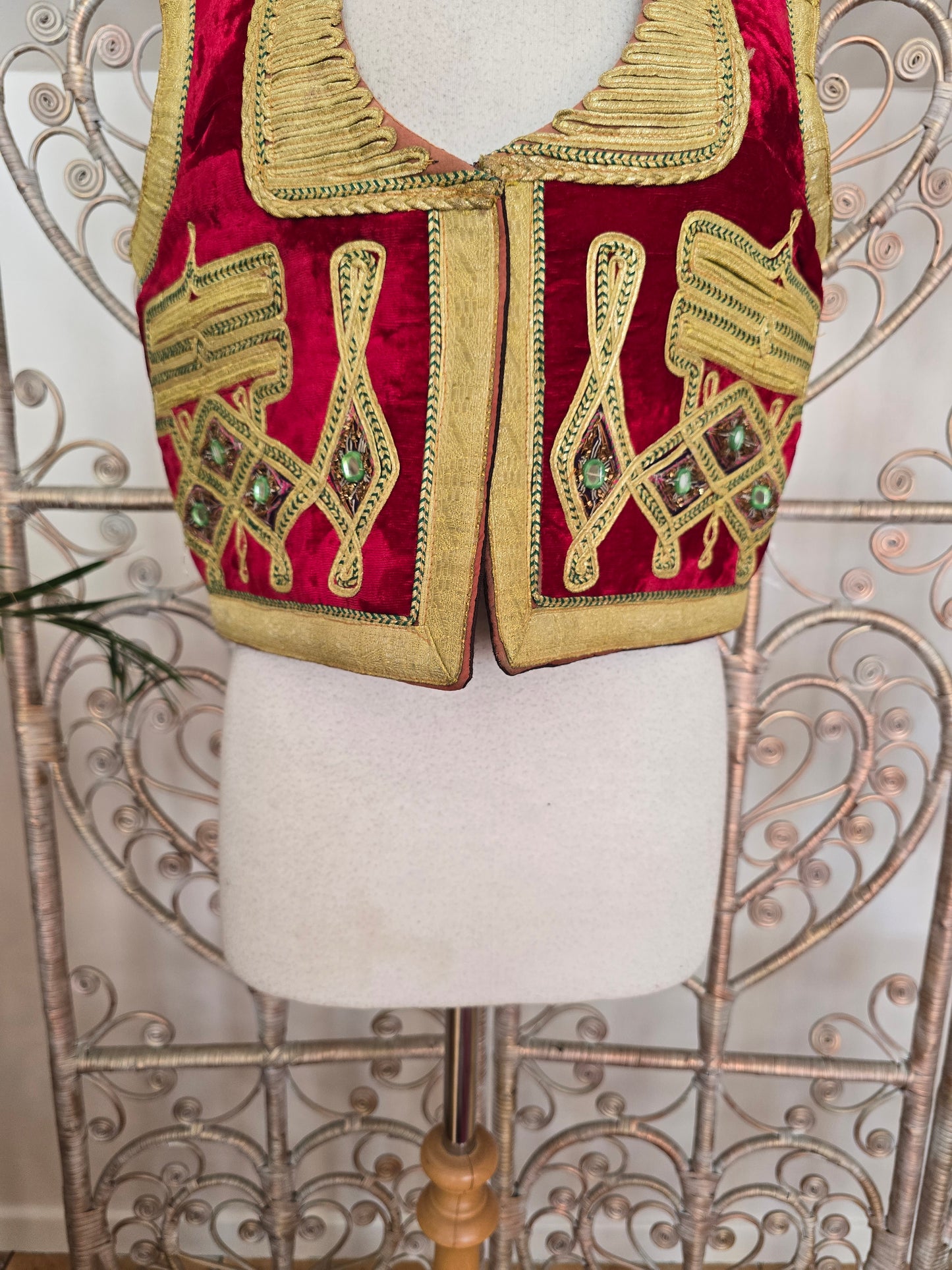 Vintage Turkish velvet waistcoat
