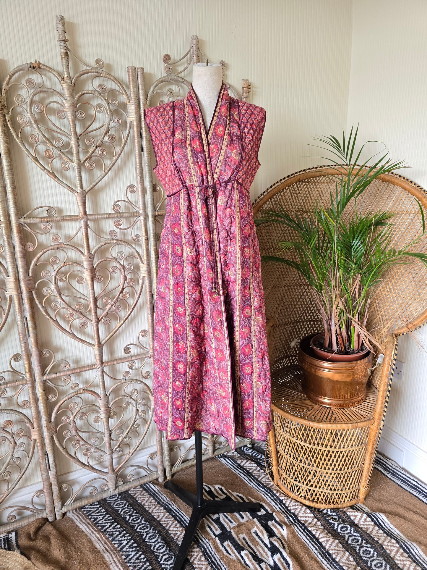 Vintage 70s phool indian waistcoat