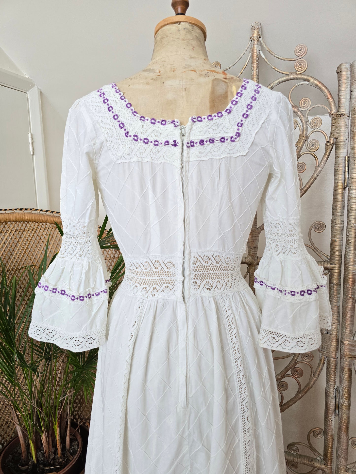 Vintage mexican 70s dress