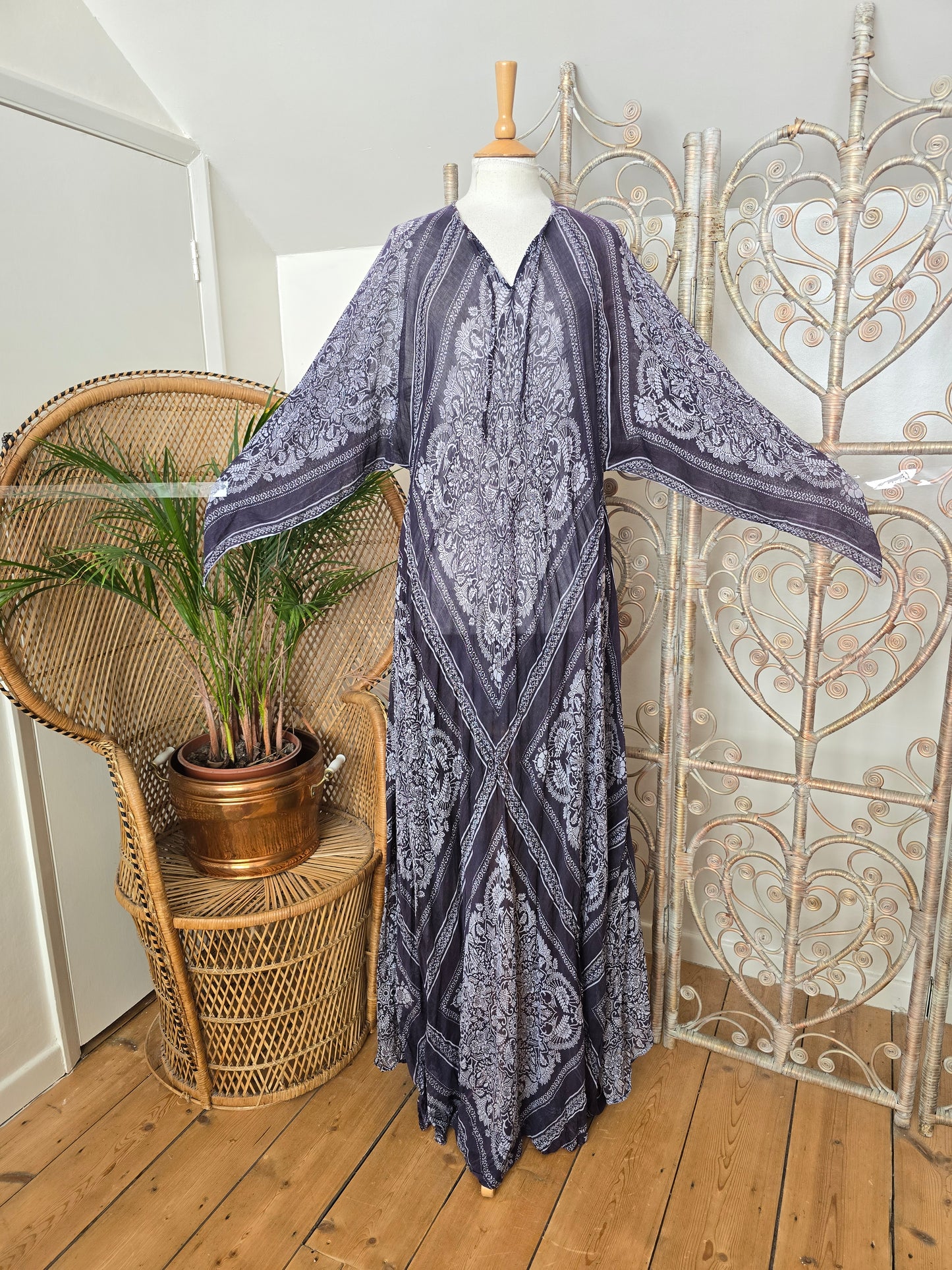 Vintage indian 70s dress
