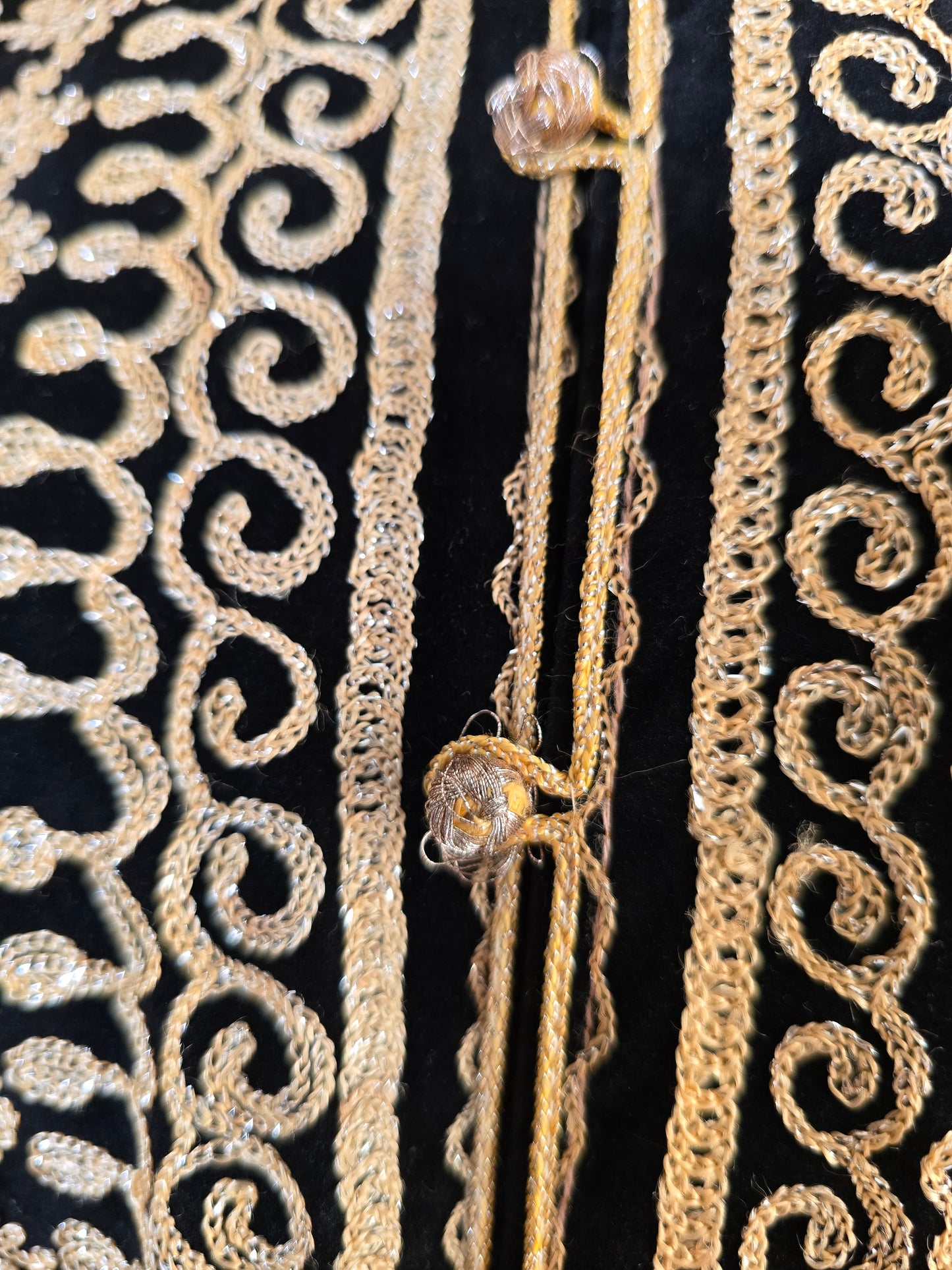 Vintage black velvet jacket