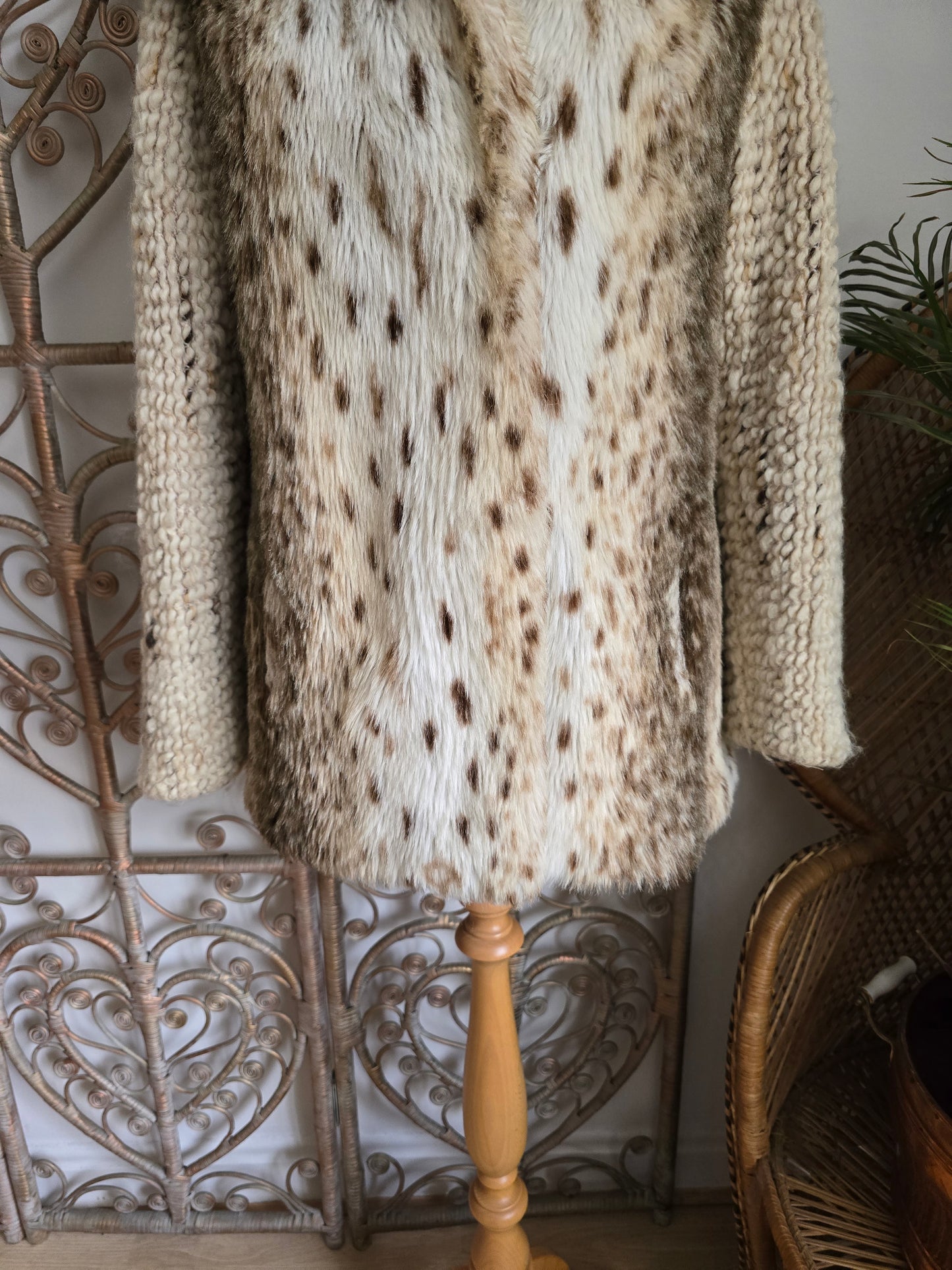 Vintage Astraka faux fur coat