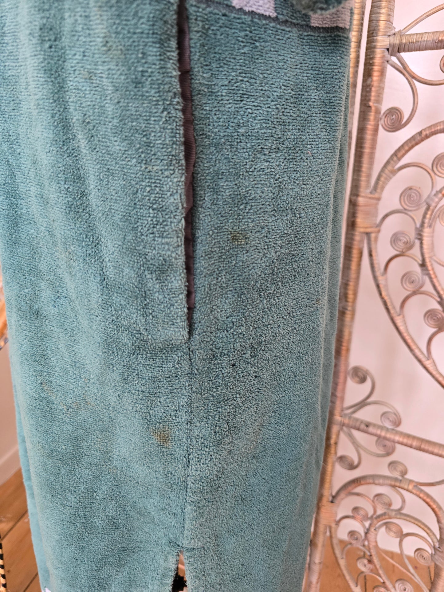 Vintage towelling kaftan dress