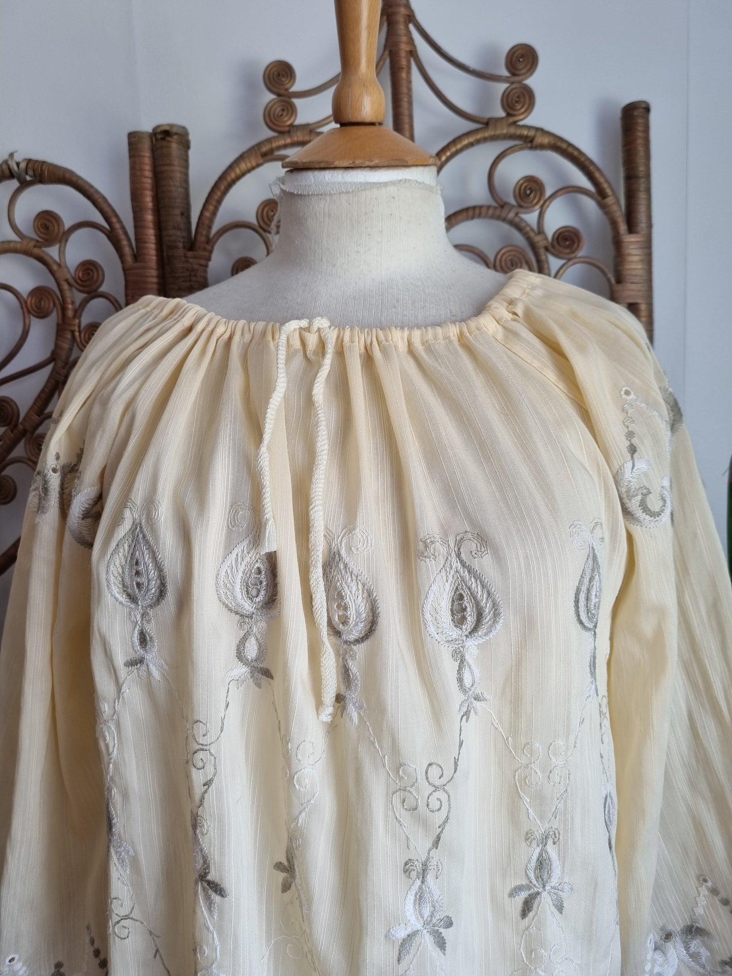 Vintage embroidered blouse