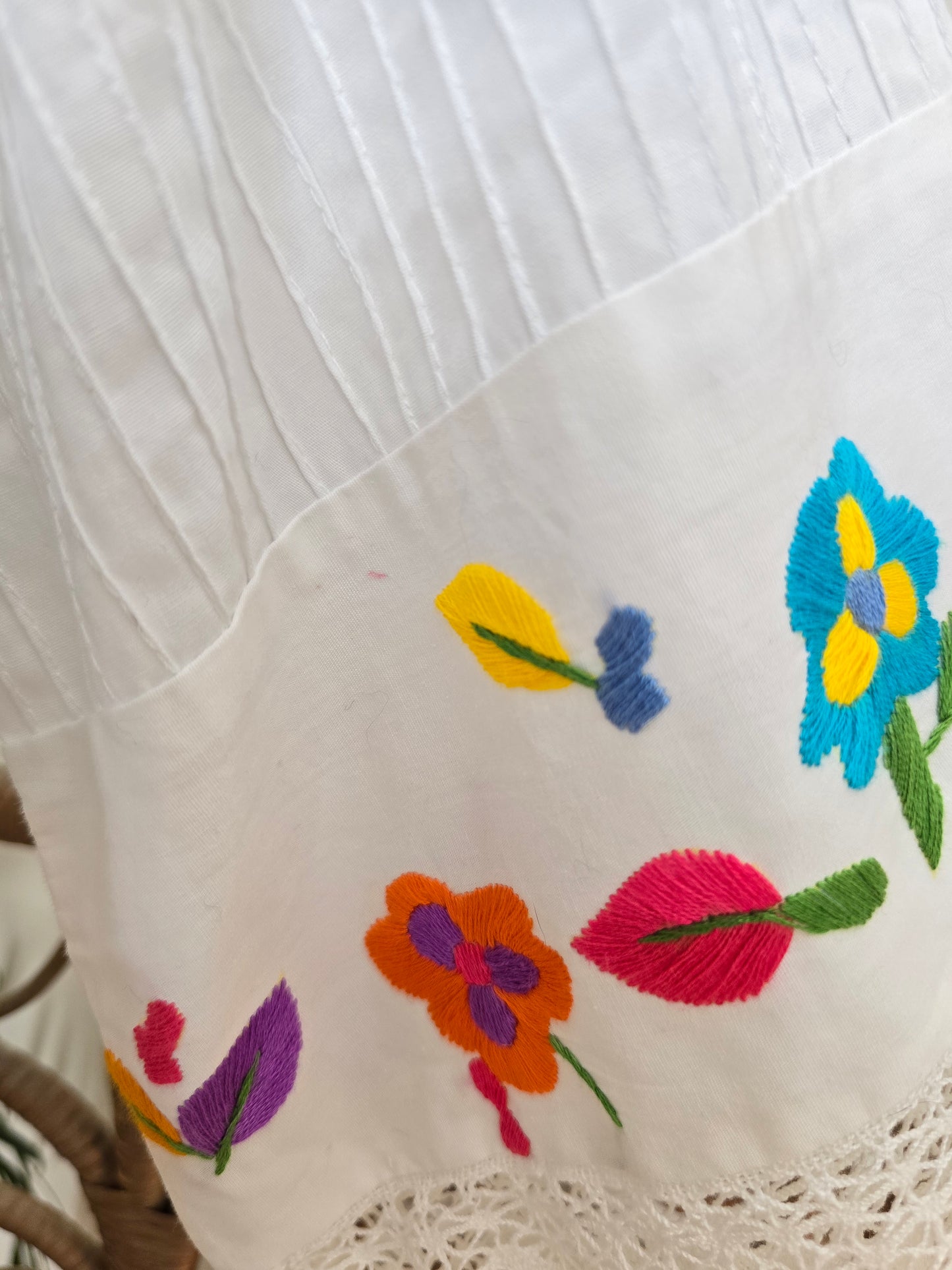 Vintage mexican maxi dress