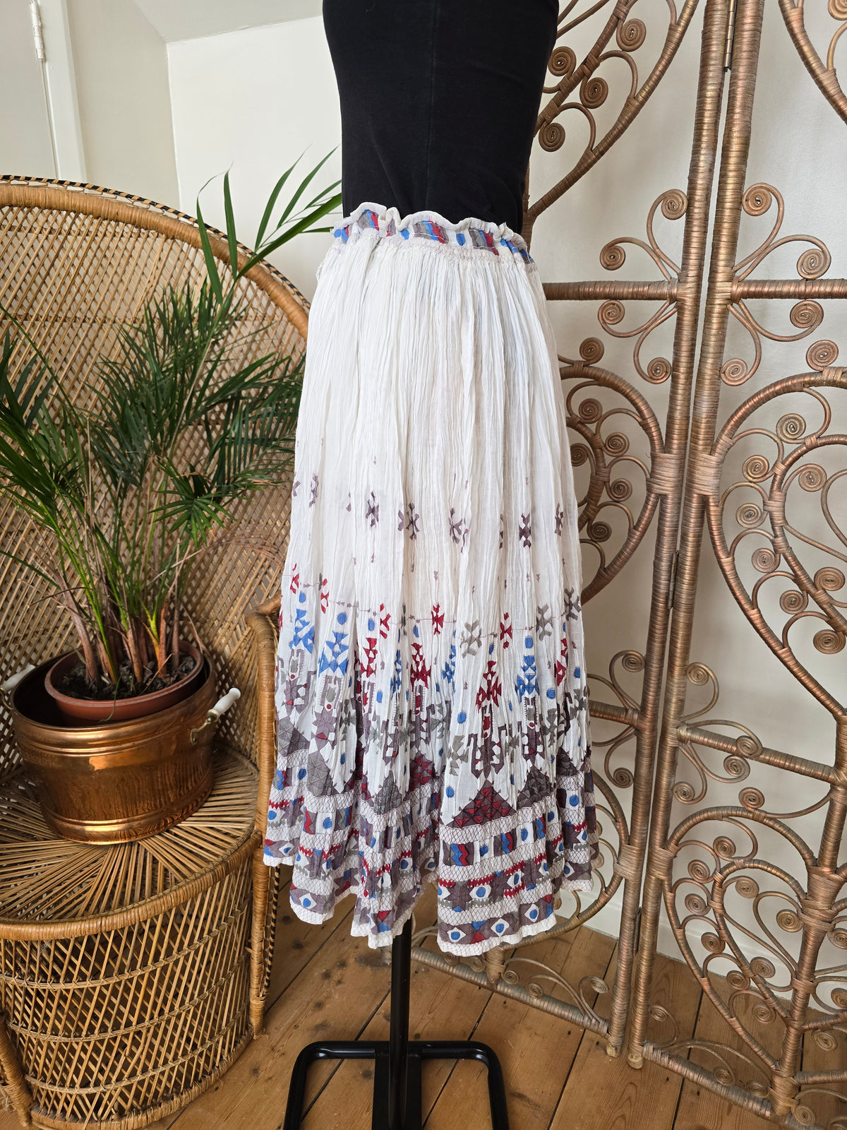 Vintage Mayur Indian skirt