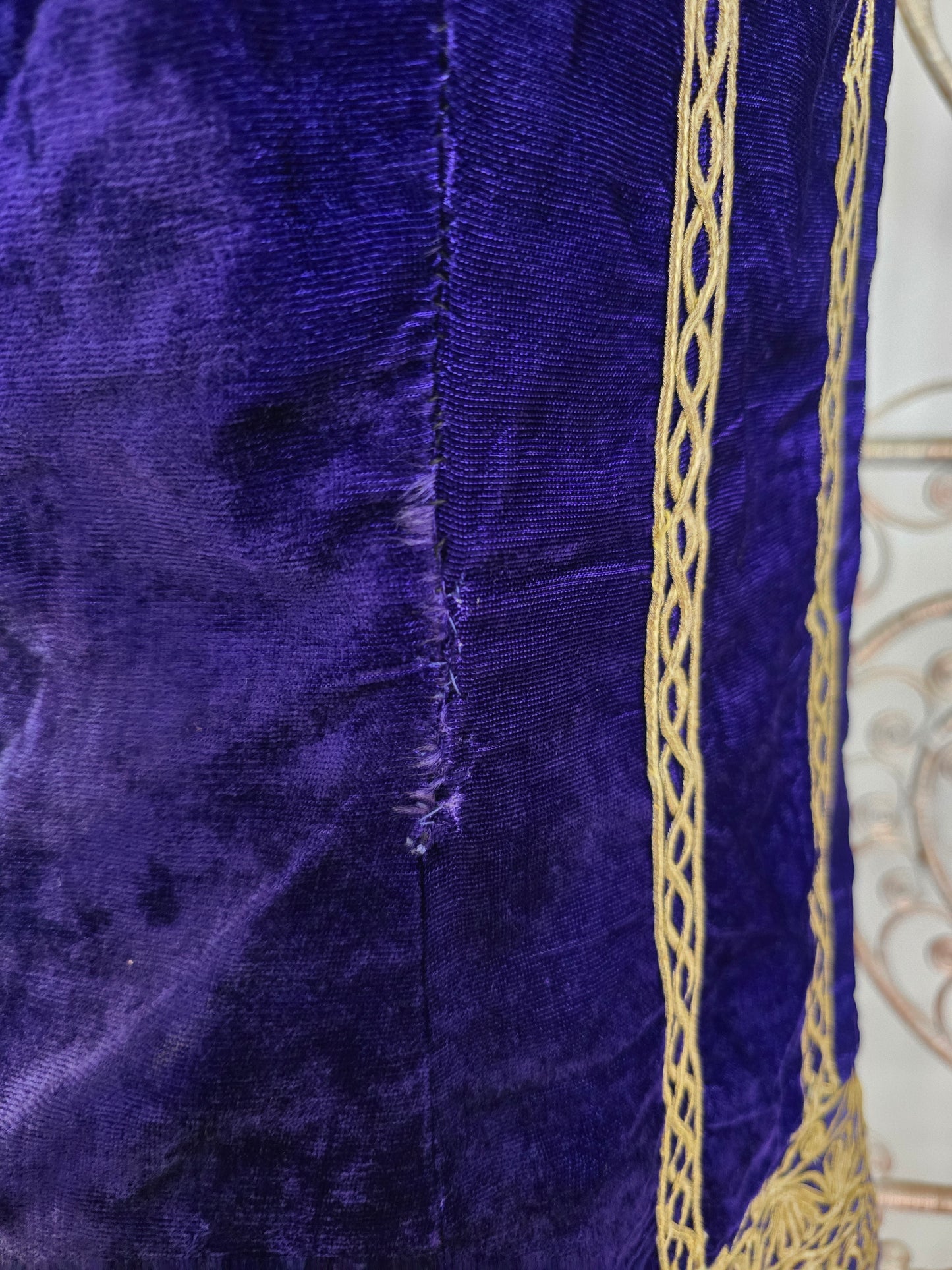 Vintage Antique velvet waistcoat
