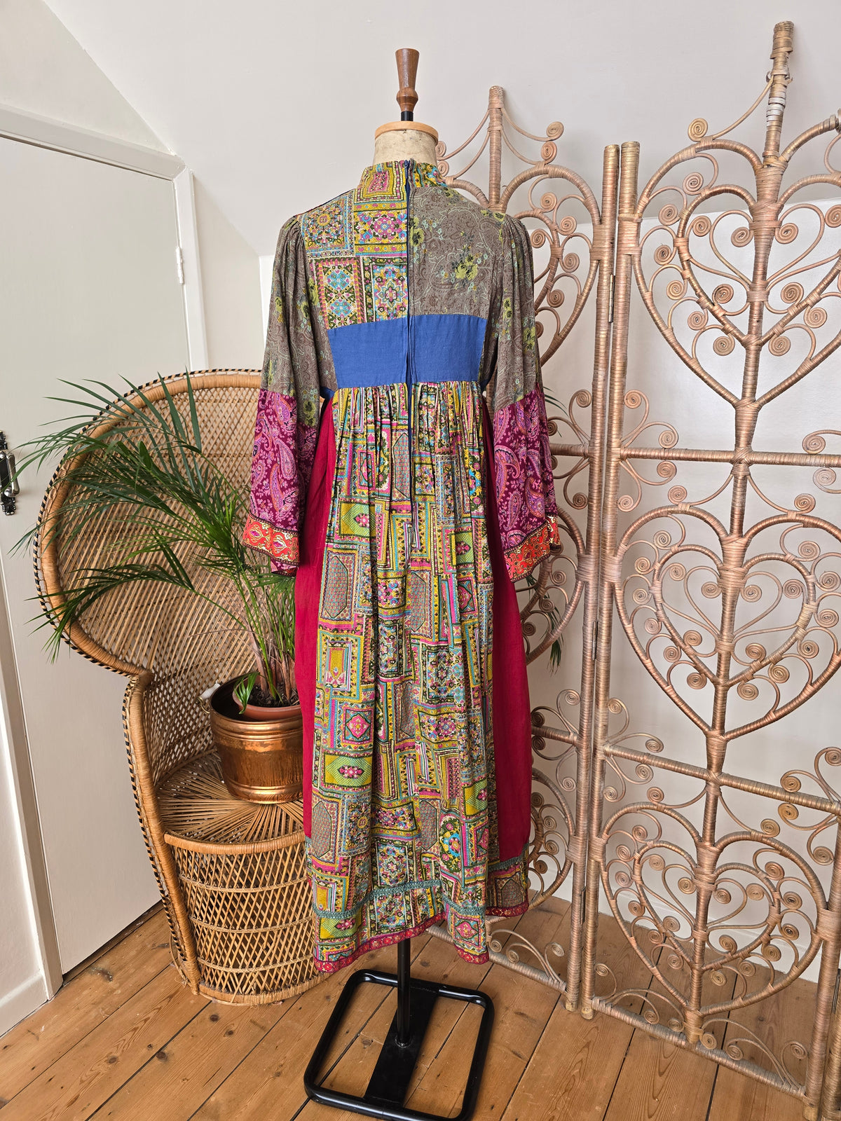 Vintage patchwork dress