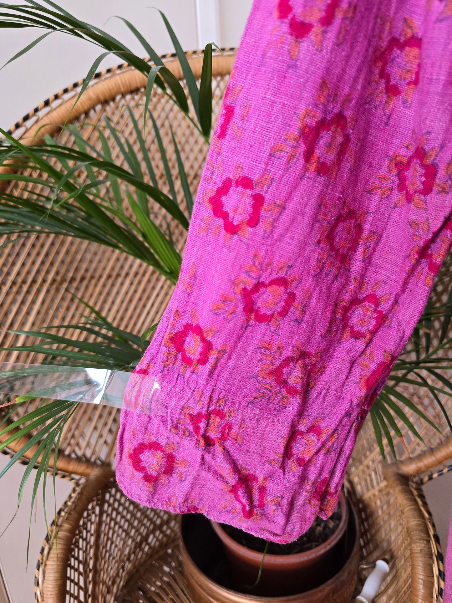Vintage embroidered cotton dress