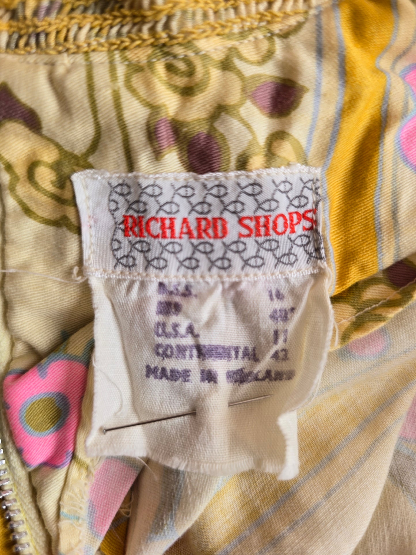 Vintage Richard shops 70s maxi dress
