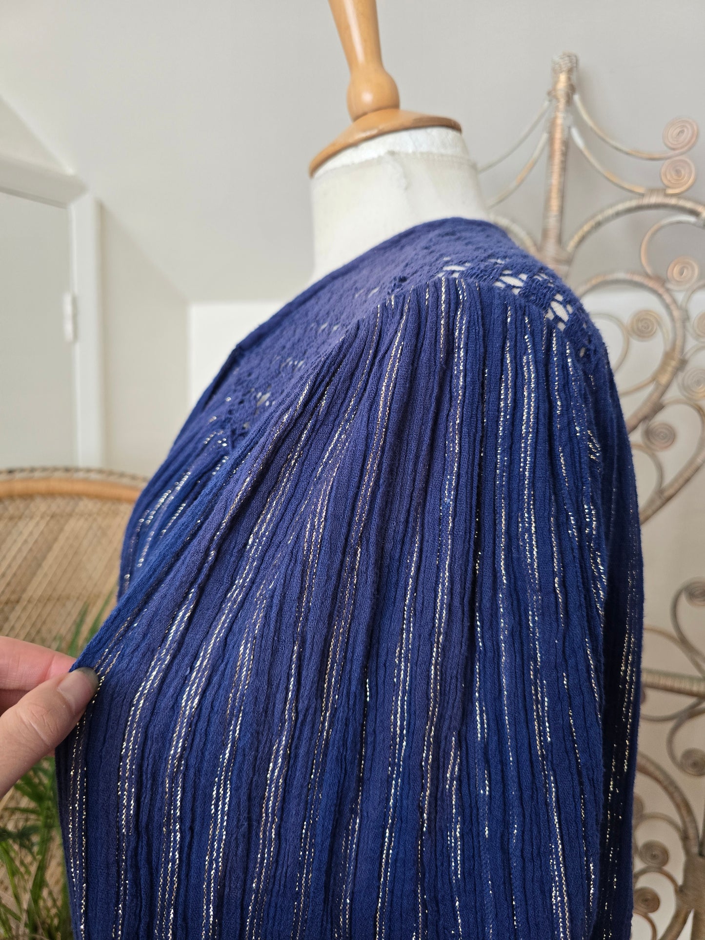 Vintage Max Morgan cheesecloth jacket