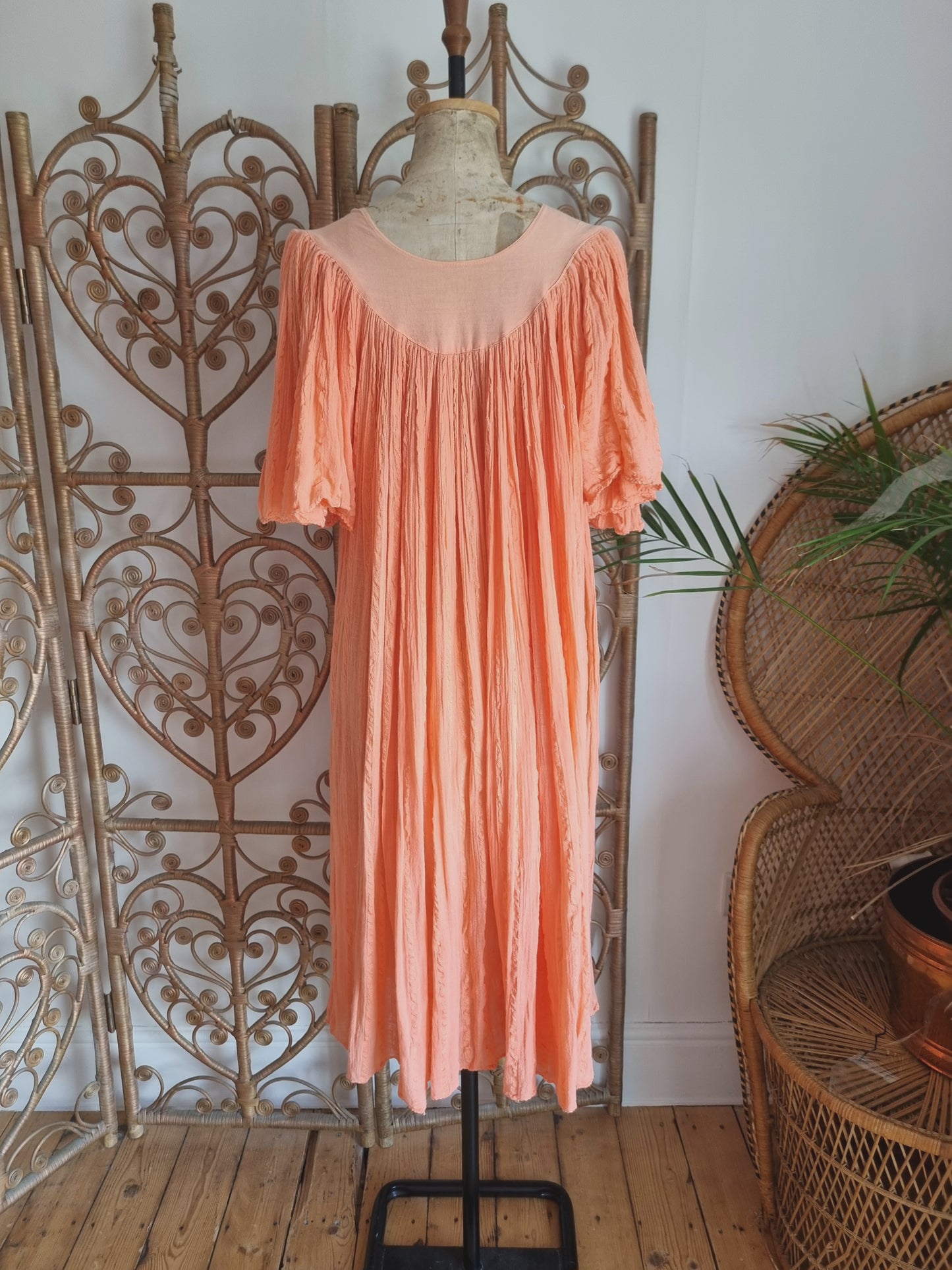 Vintage Max Morgan cheesecloth dress