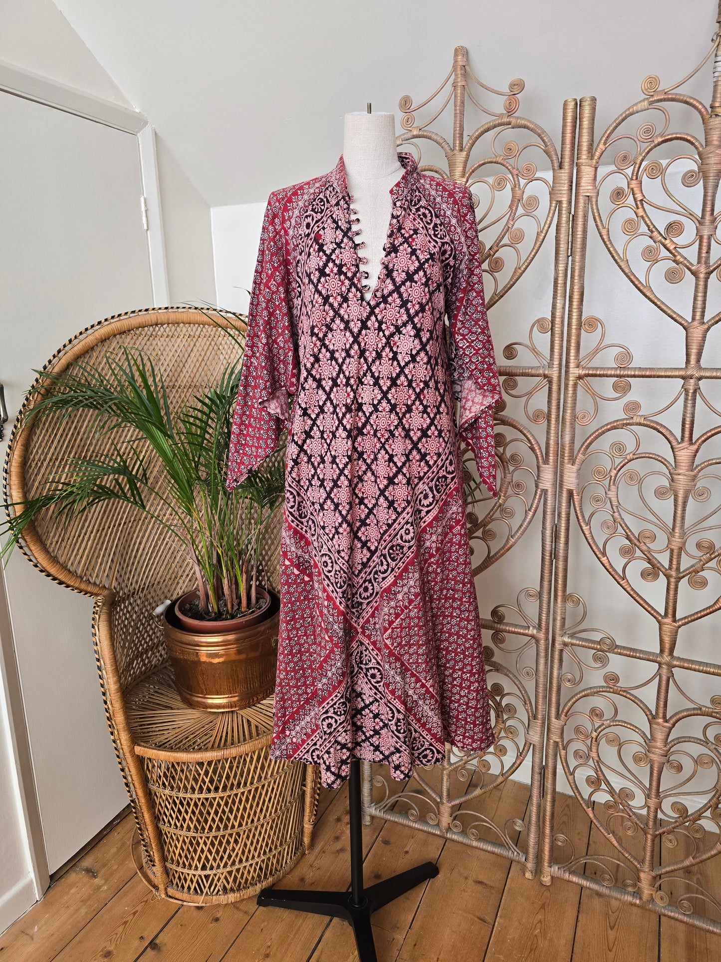 Vintage indian 70s dress