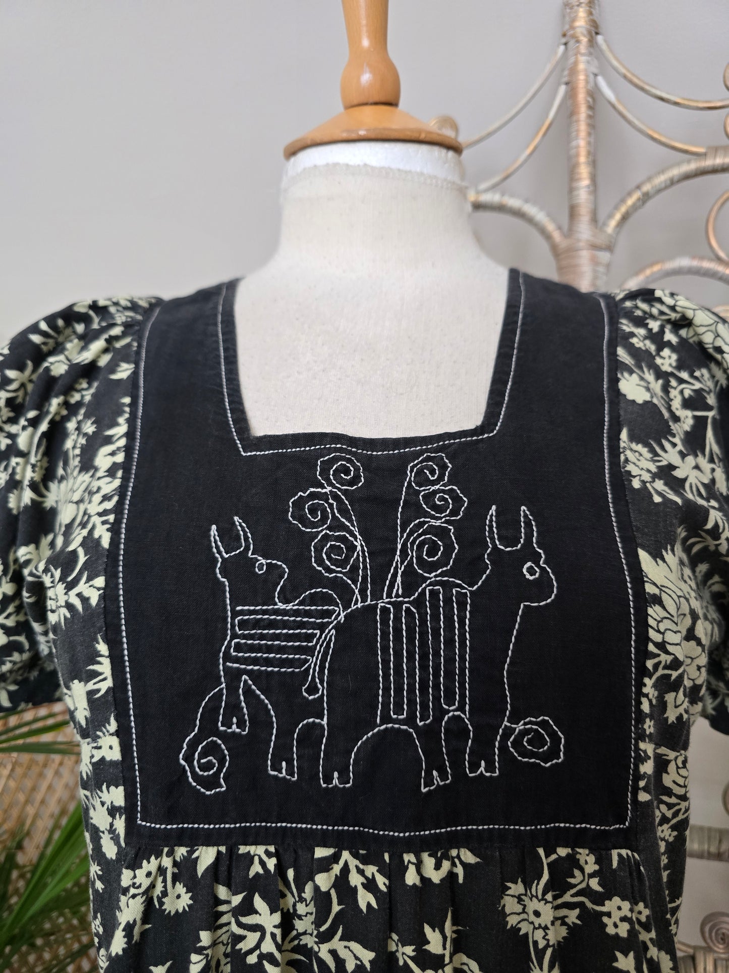 Vintage India Imports of Rhode Island maxi dress S