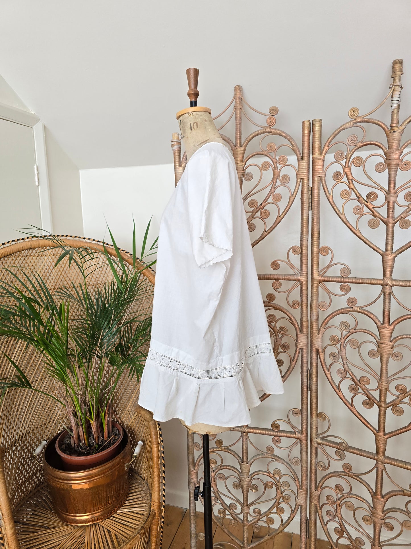 Vintage Antique cotton tunic