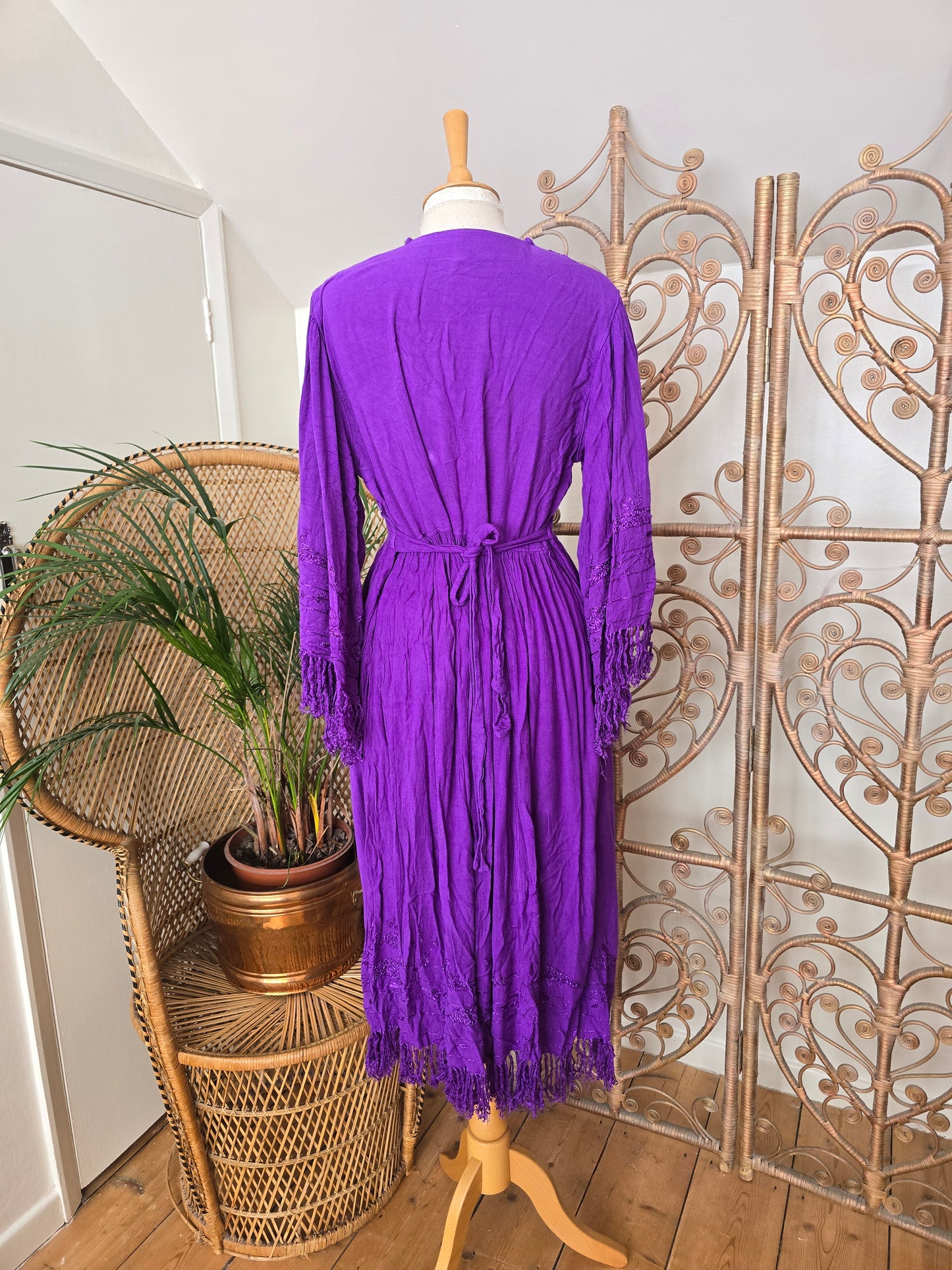 Vintage embroidered dress