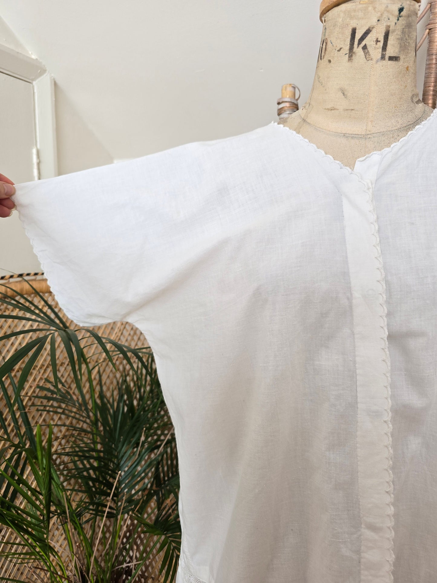 Vintage Antique cotton tunic