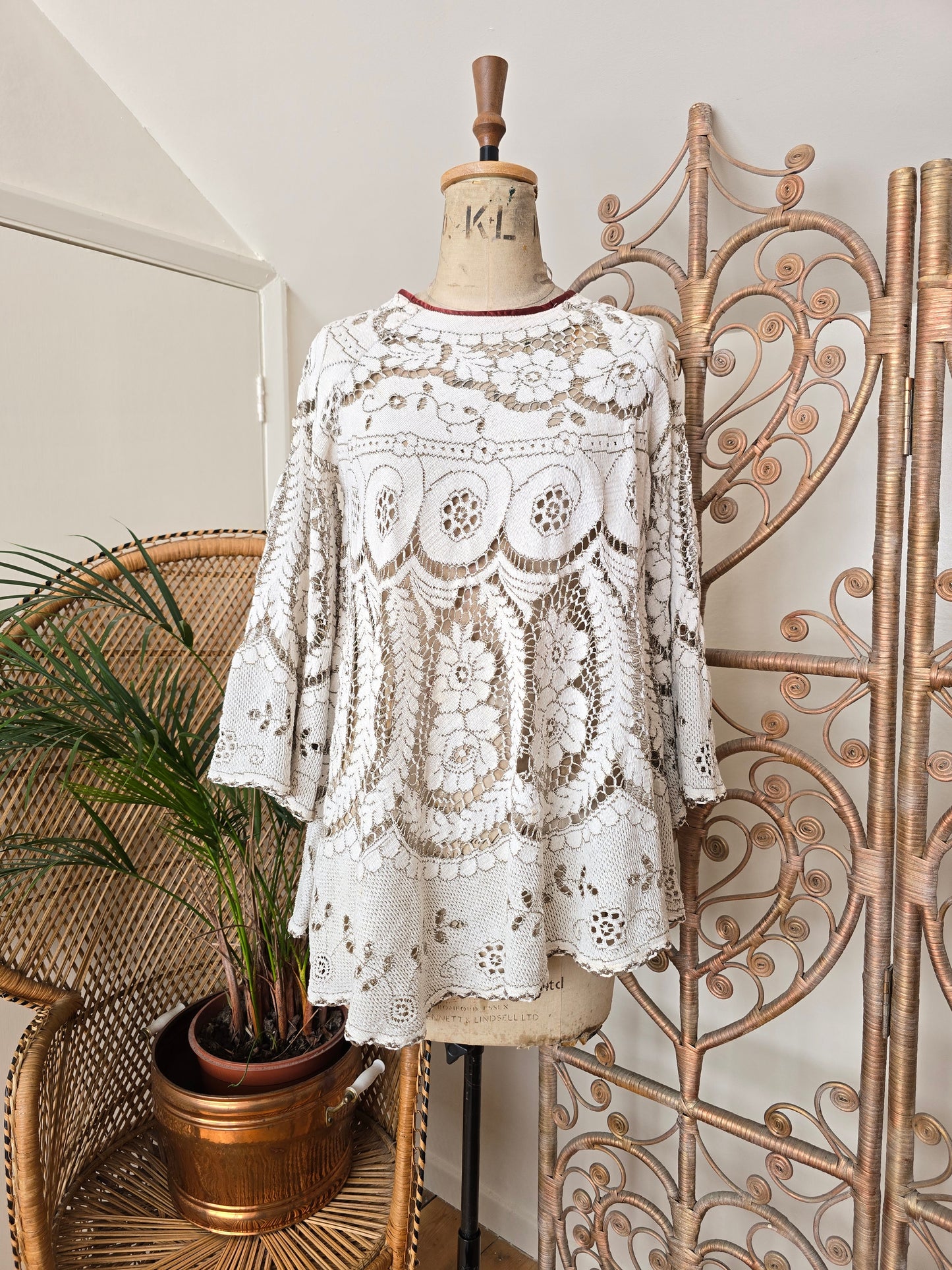Vintage lace tunic
