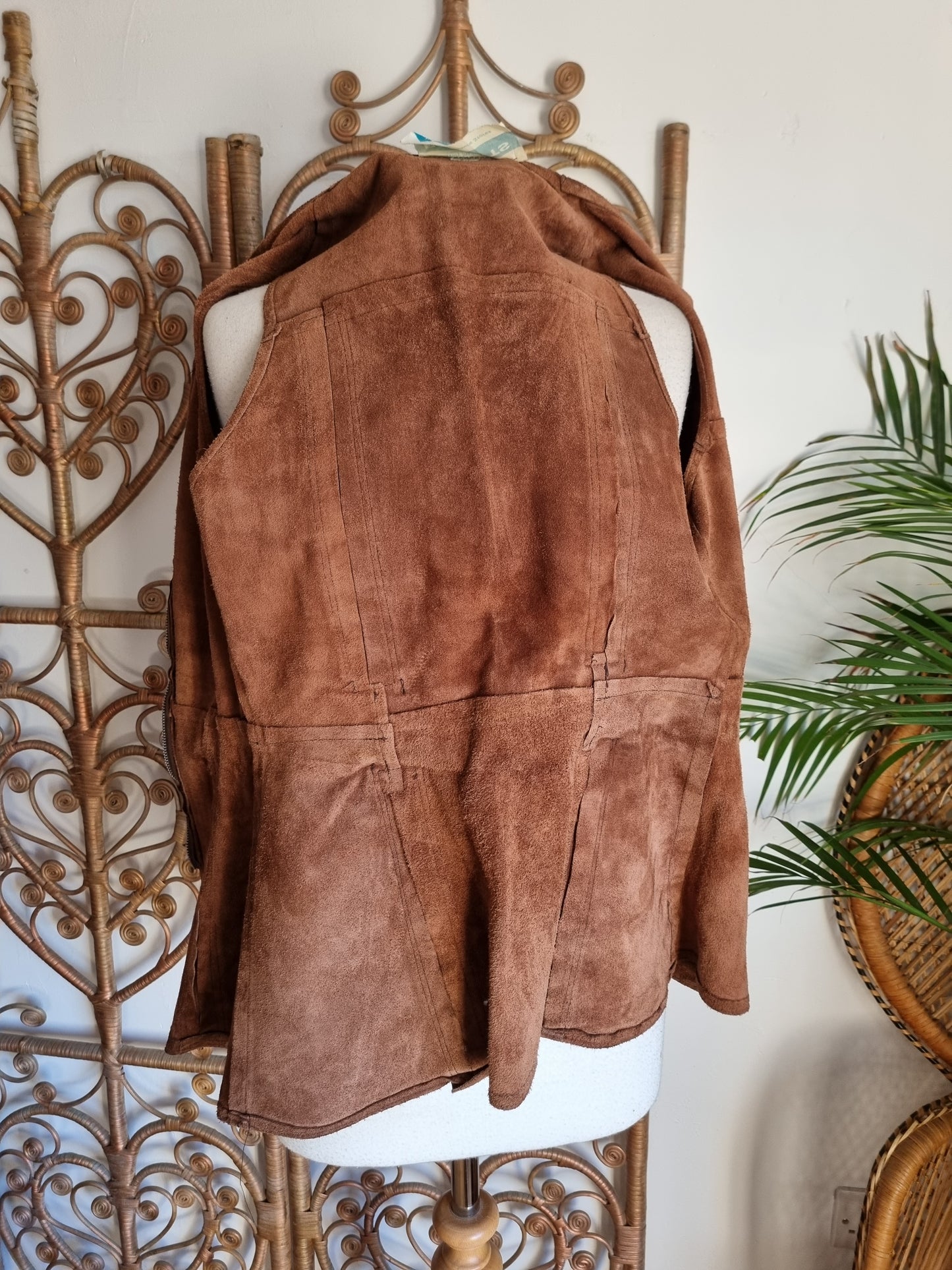 Vintage suede waistcoat