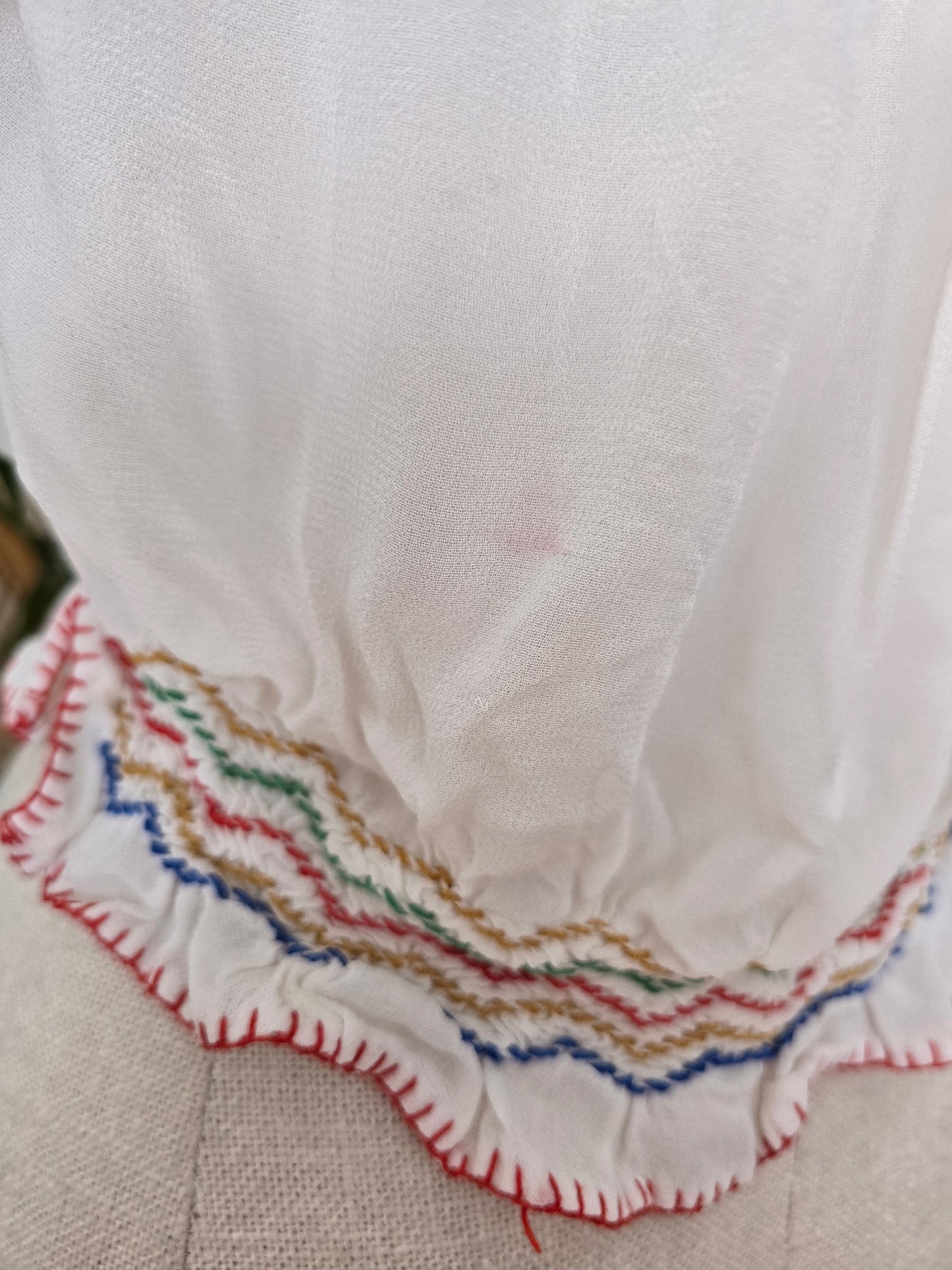 Vintage Hungarian embroidered blouse
