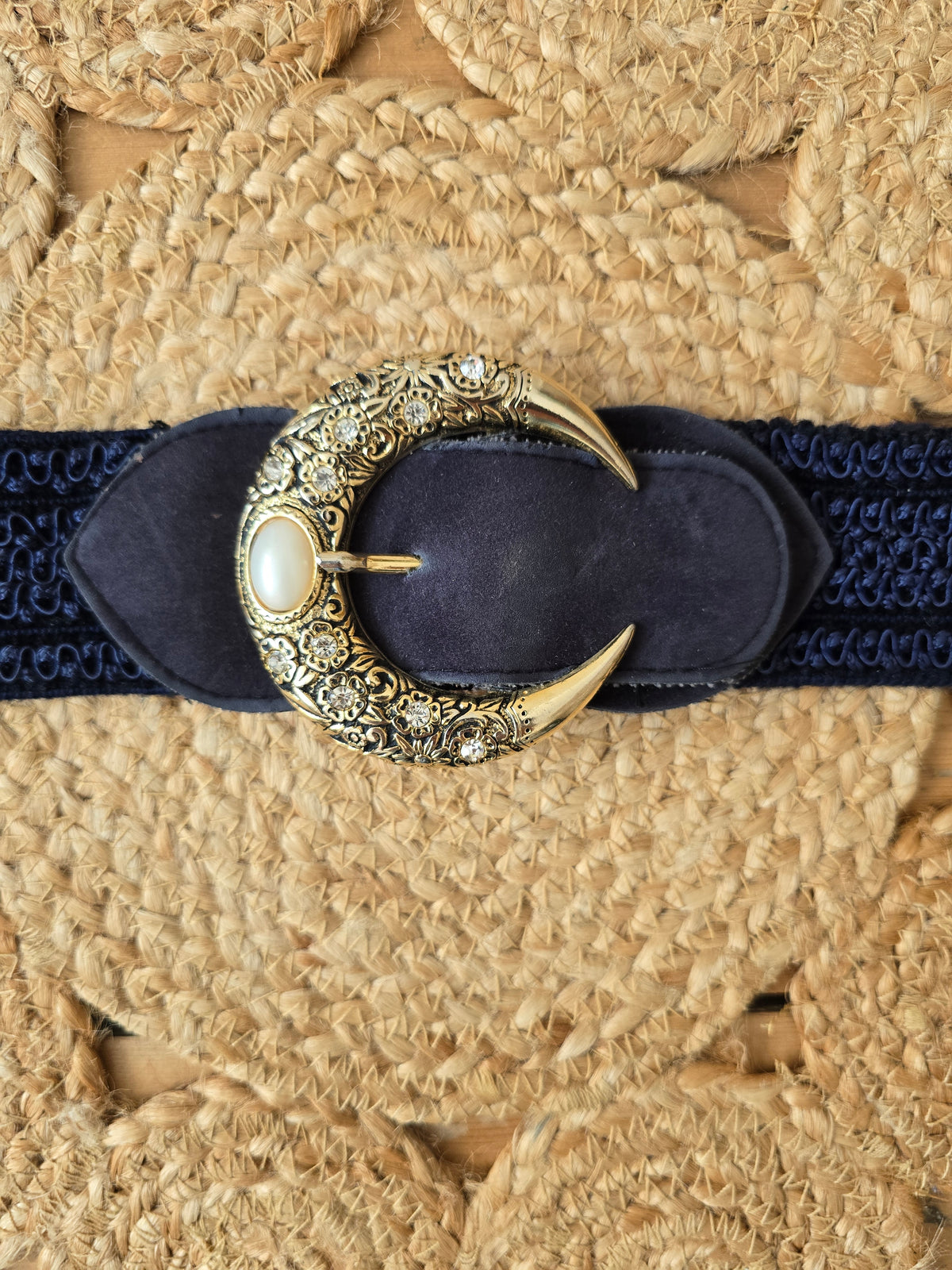 Vintage half moon belt