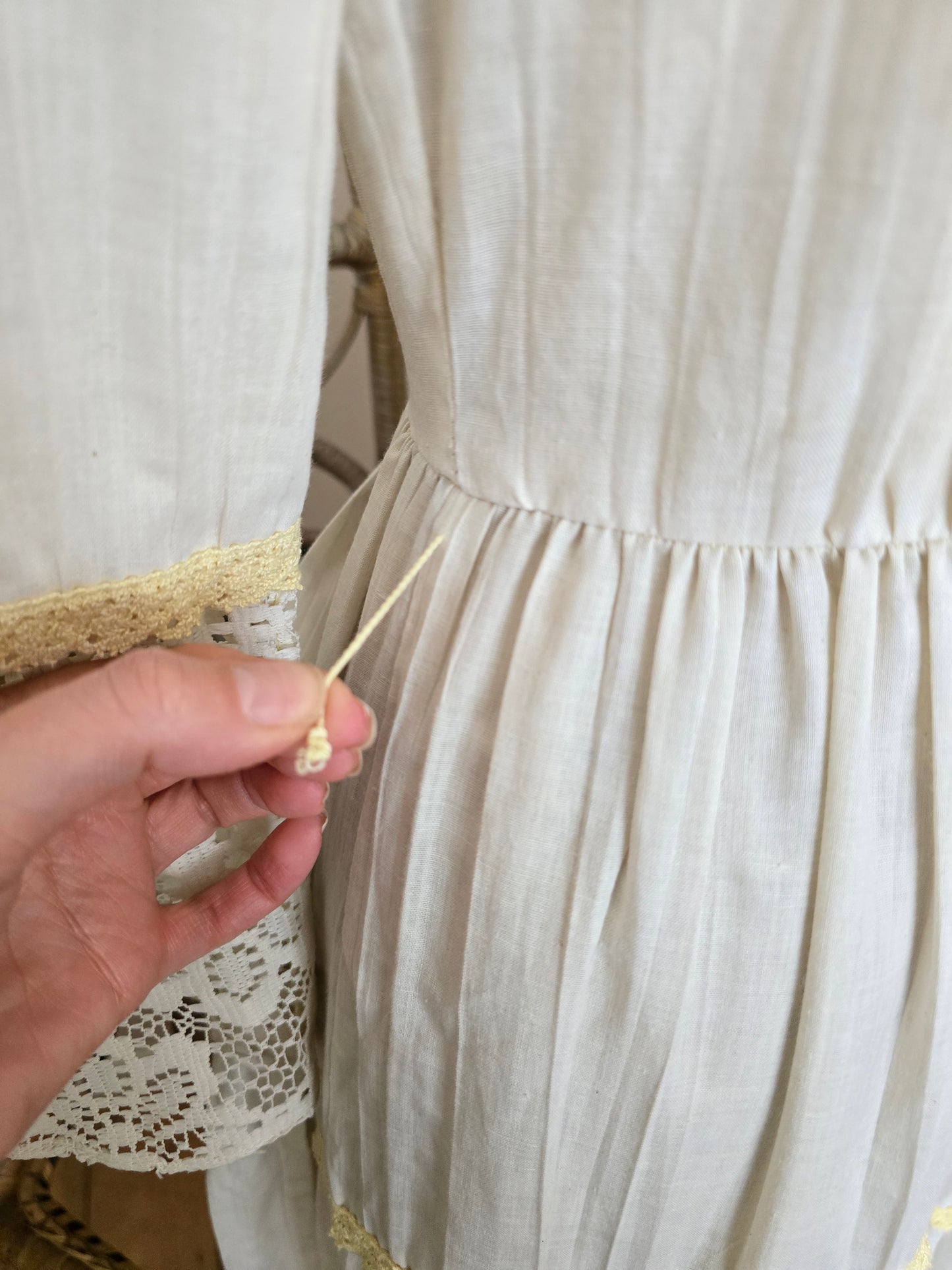 Vintage maxi 70s dress