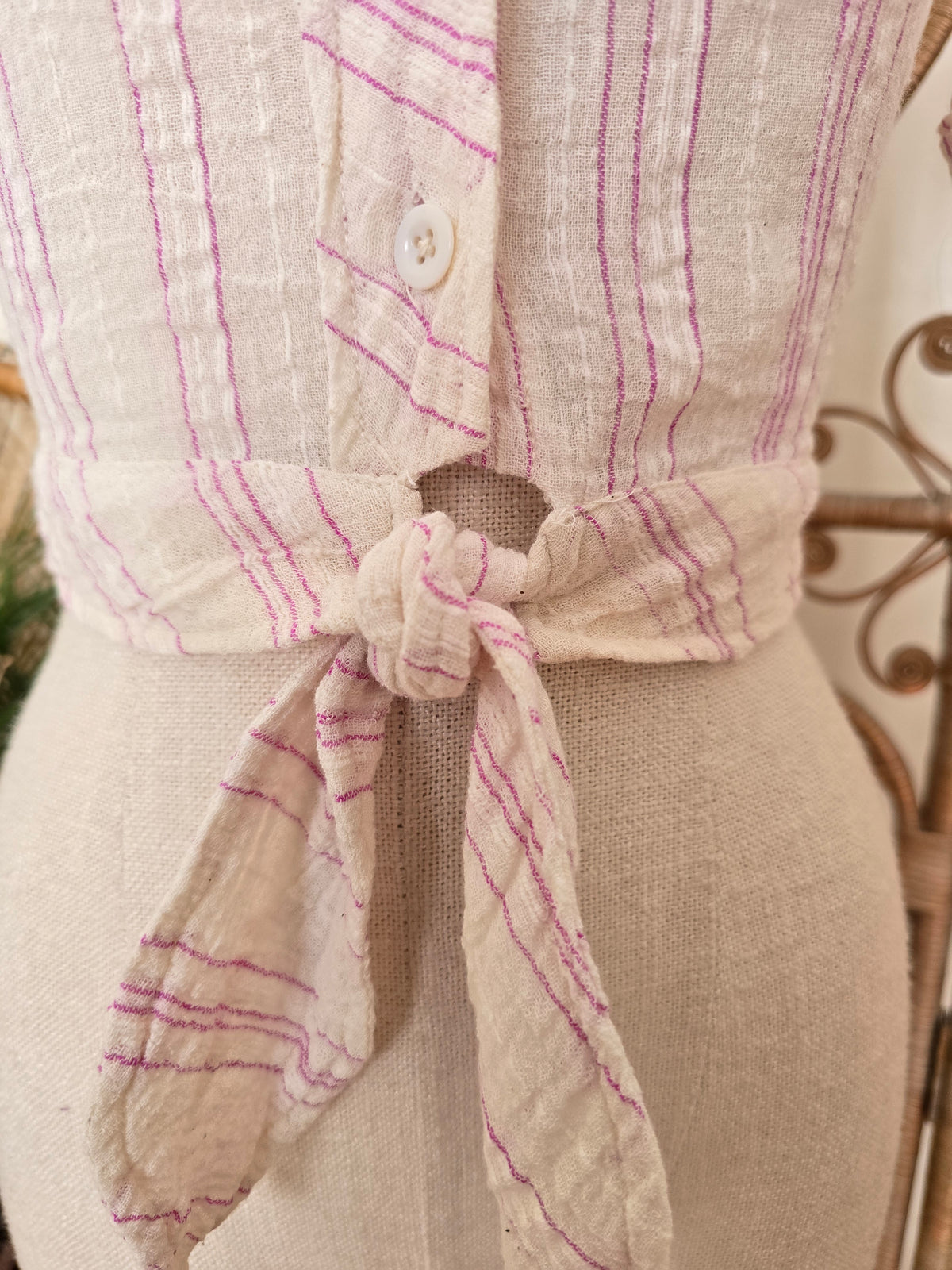 Vintage cheesecloth blouse
