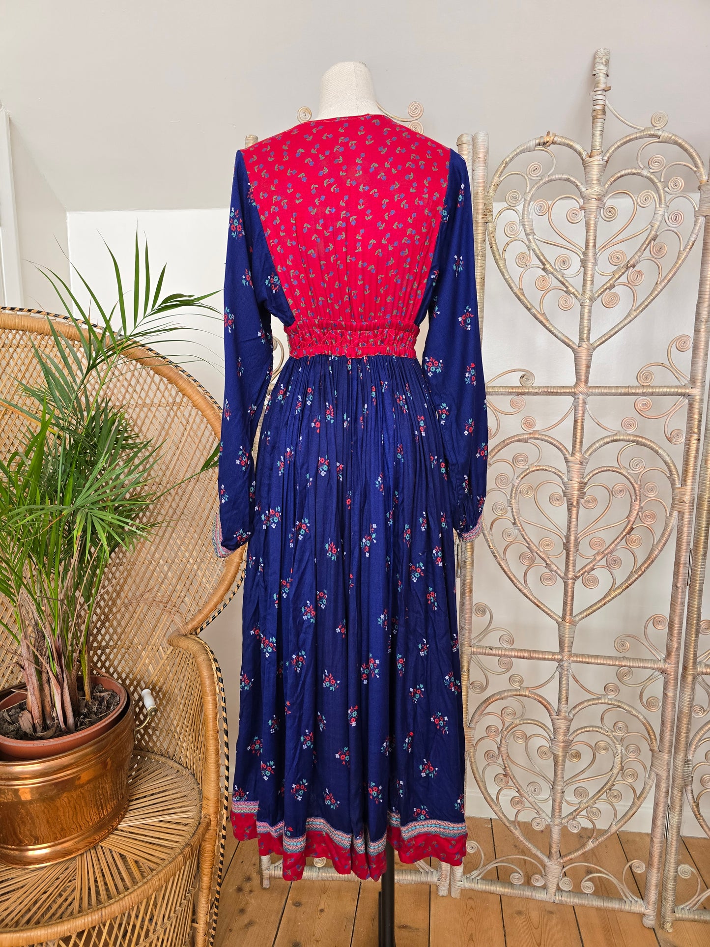 Vintage Janet Wood Monsoon Afghan dress