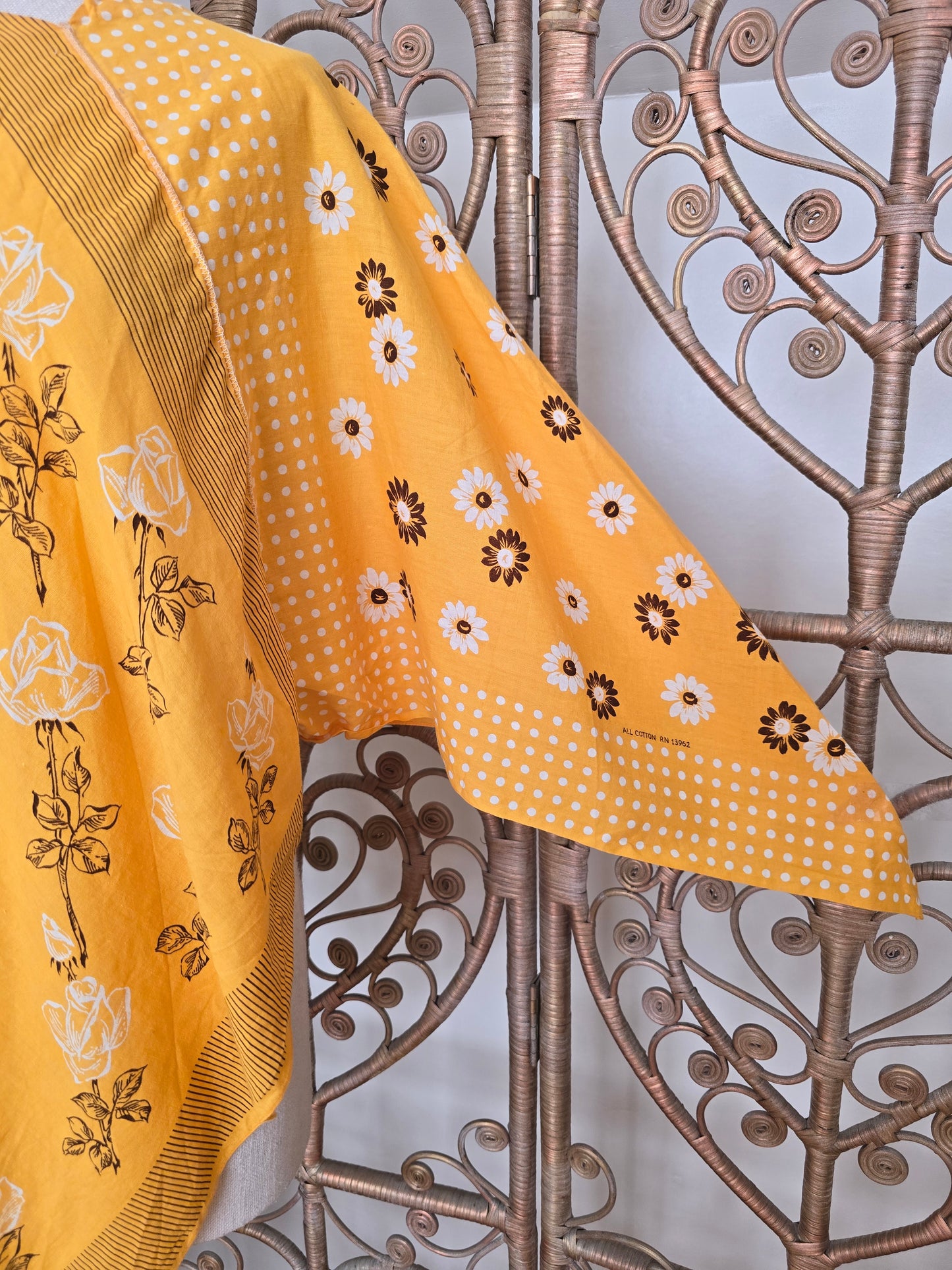 Vintage style handkerchief blouse tunic
