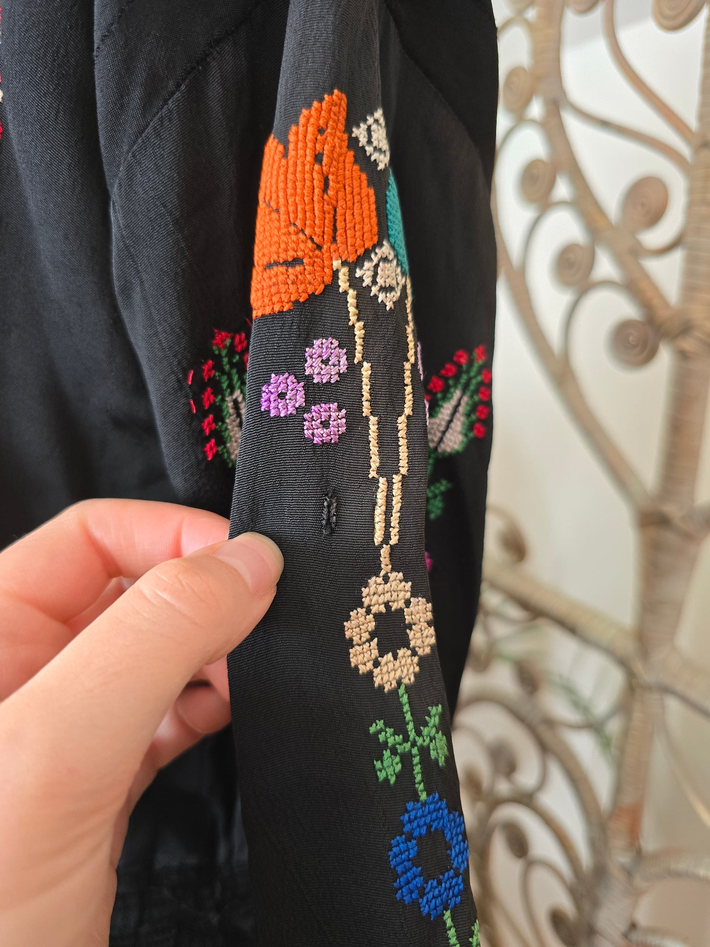 Vintage Syrian embroidered dress