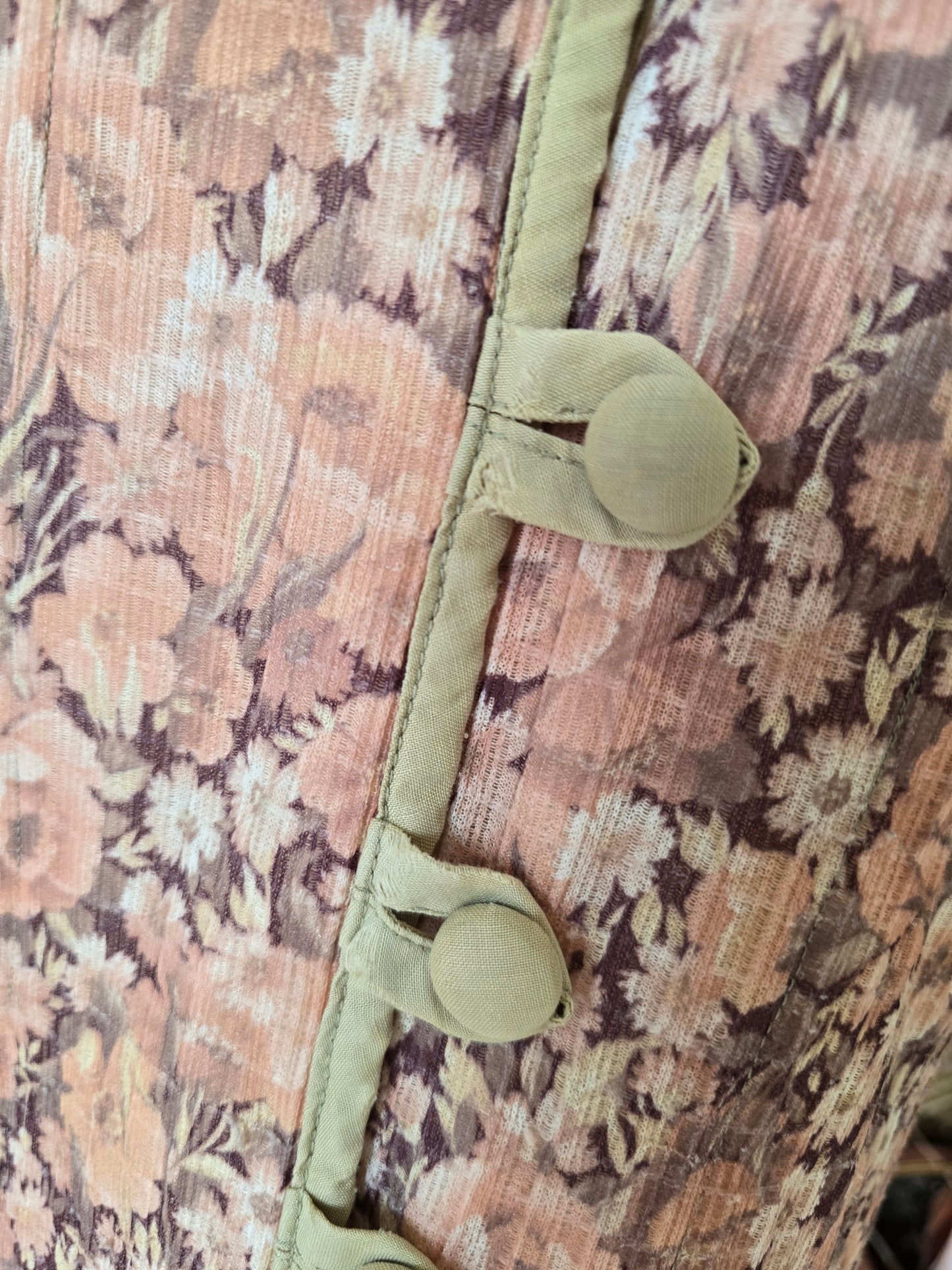 Vintage floral waistcoat