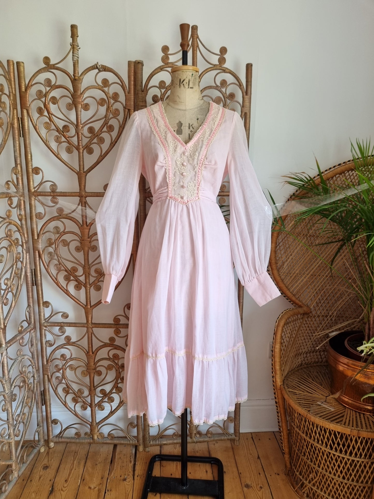 Vintage Jodie T of California prairie dress