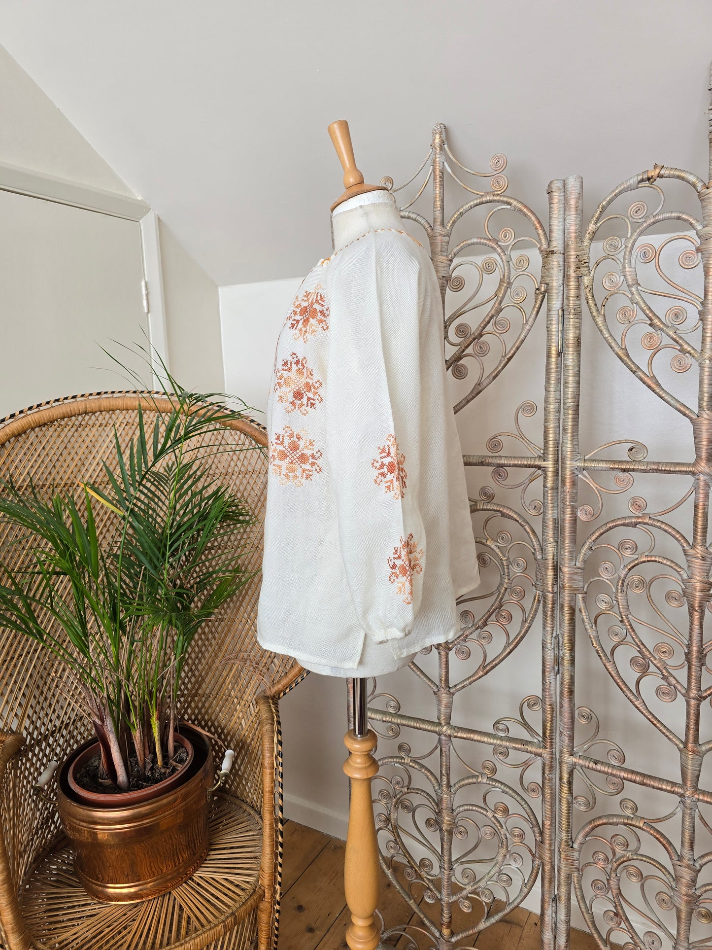 Vintage embroidered blouse