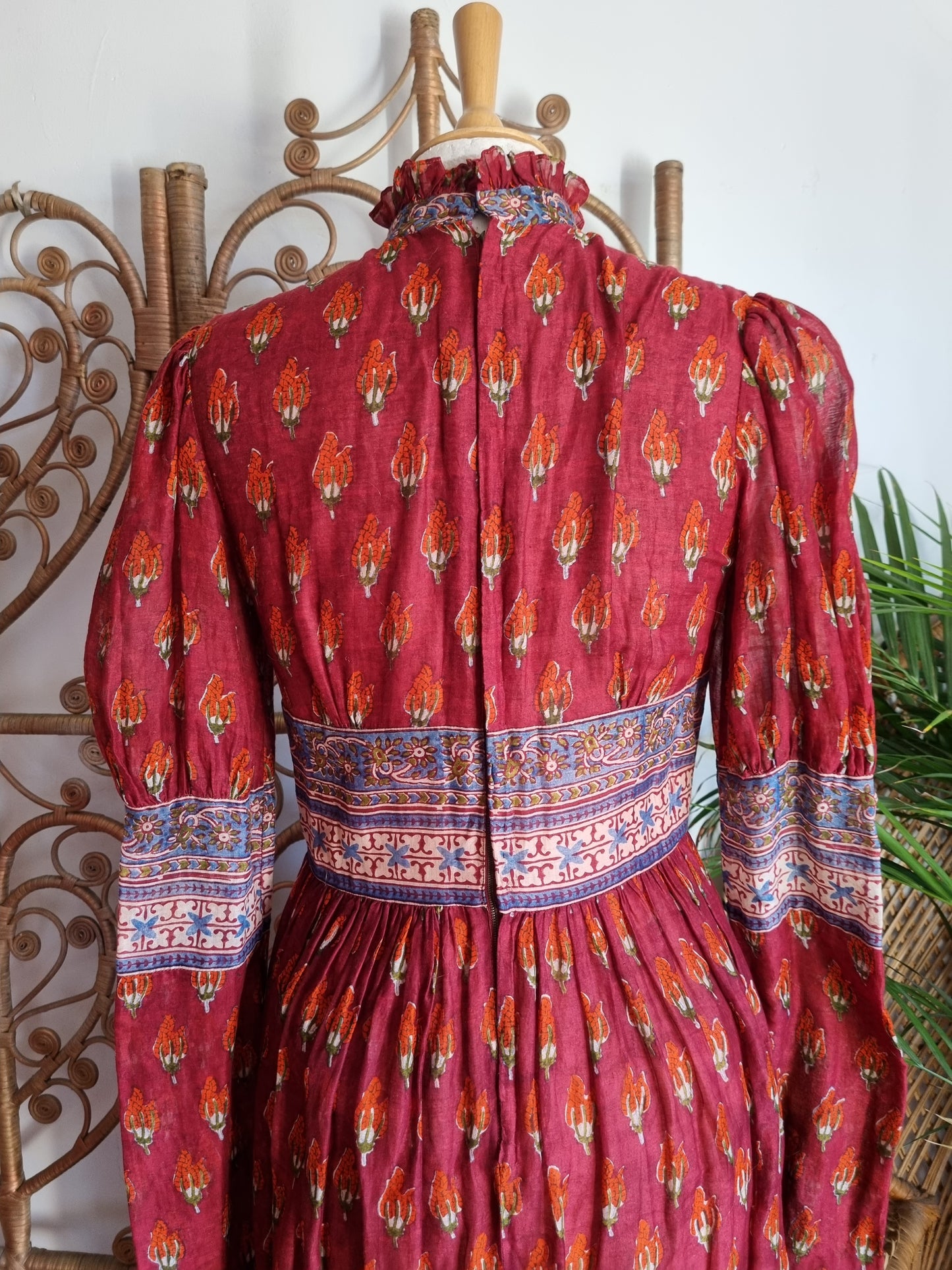 Vintage Indian 70s maxi dress