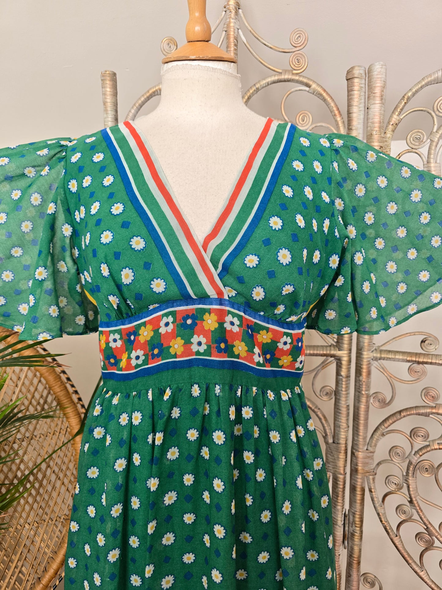Vintage 70s Samuel Sherman maxi dress