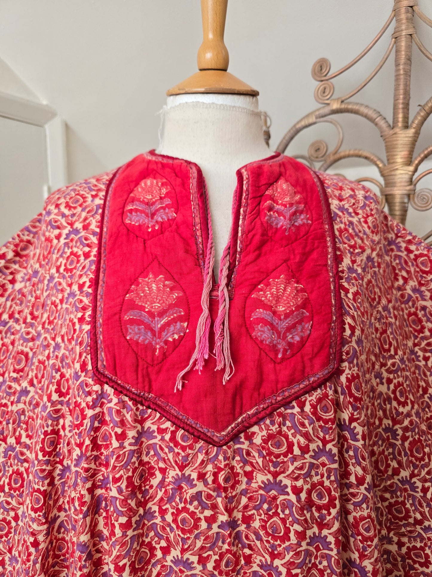 Vintage Phool Indian cape dress