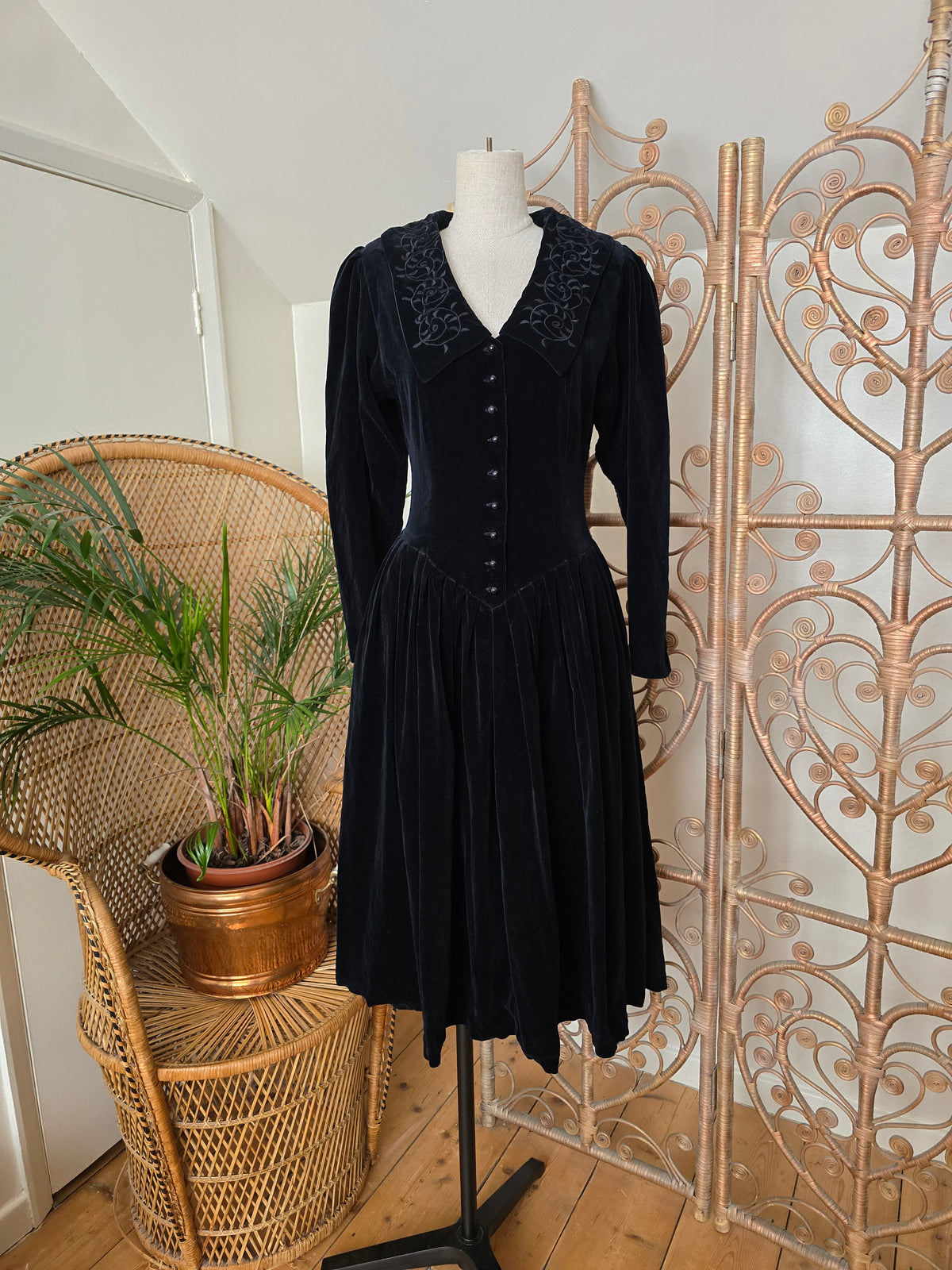 Vintage Adini velvet dress