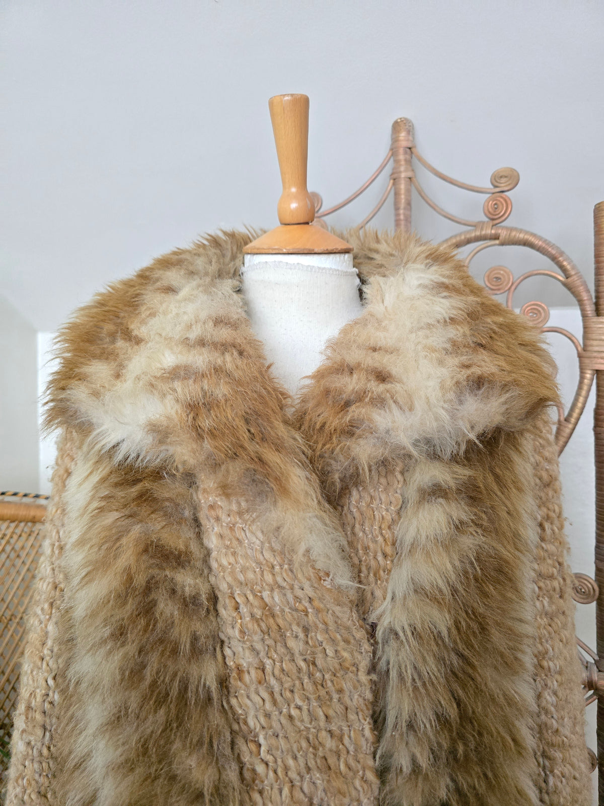 Vintage faux fur coat