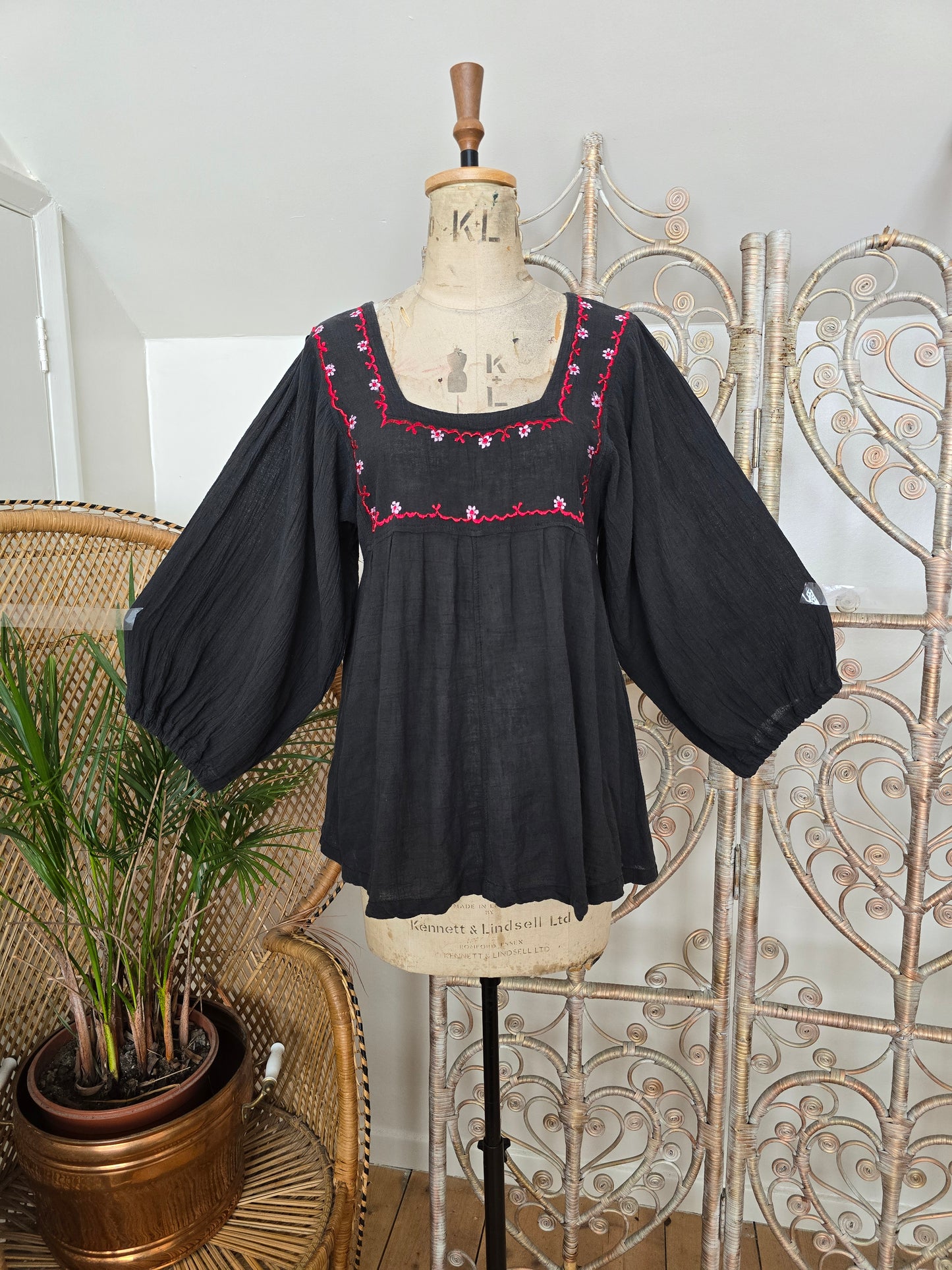 Vintage cheesecloth tunic