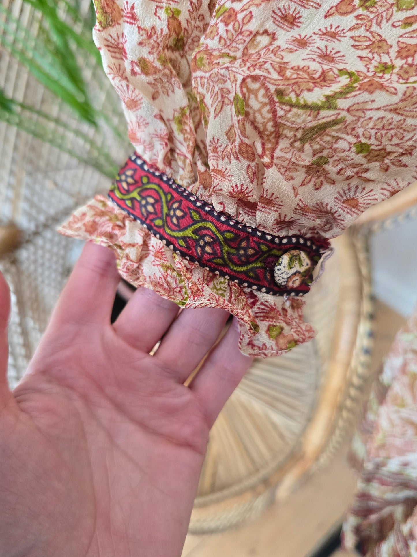 Vintage silk Indian dress
