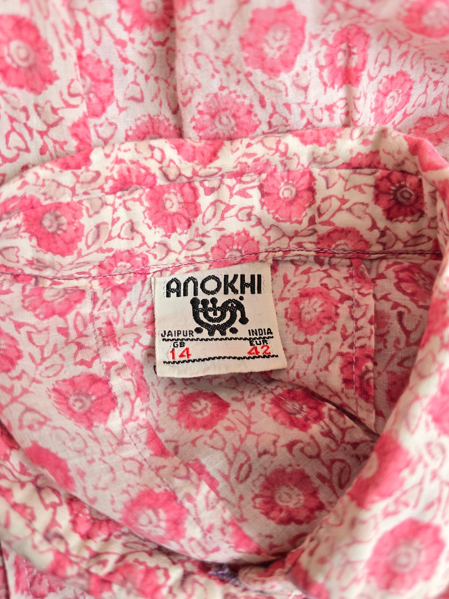 Vintage Anokhi Indian blouse