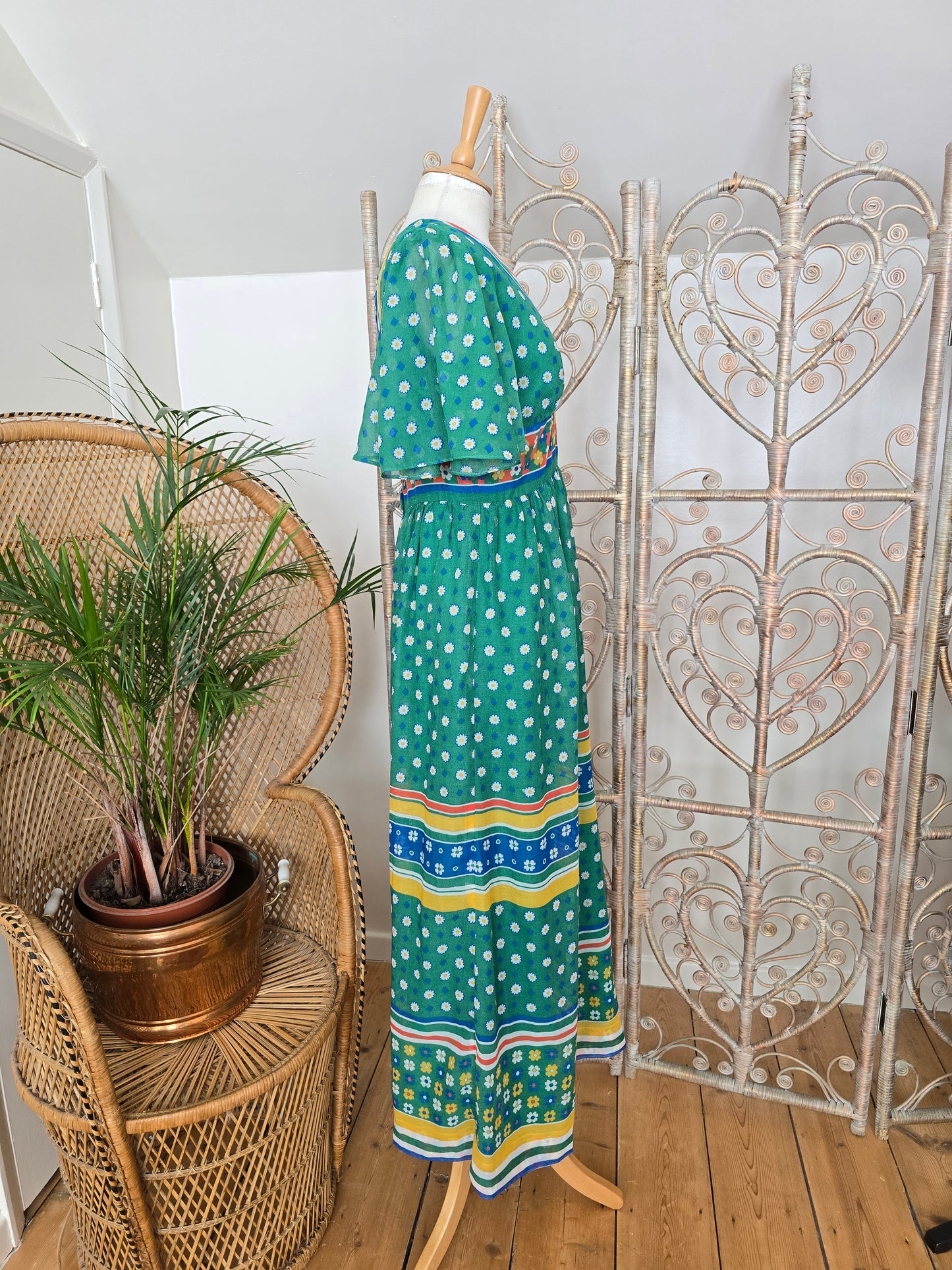 Vintage 70s Samuel Sherman maxi dress