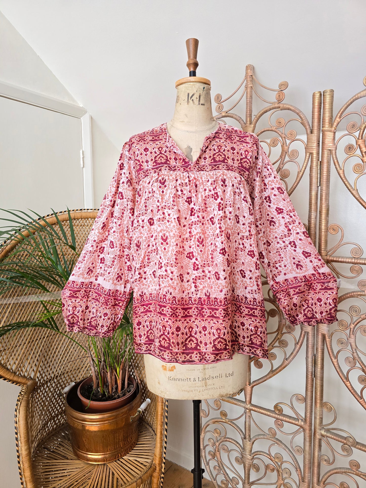 Vintage silk Indian blouse