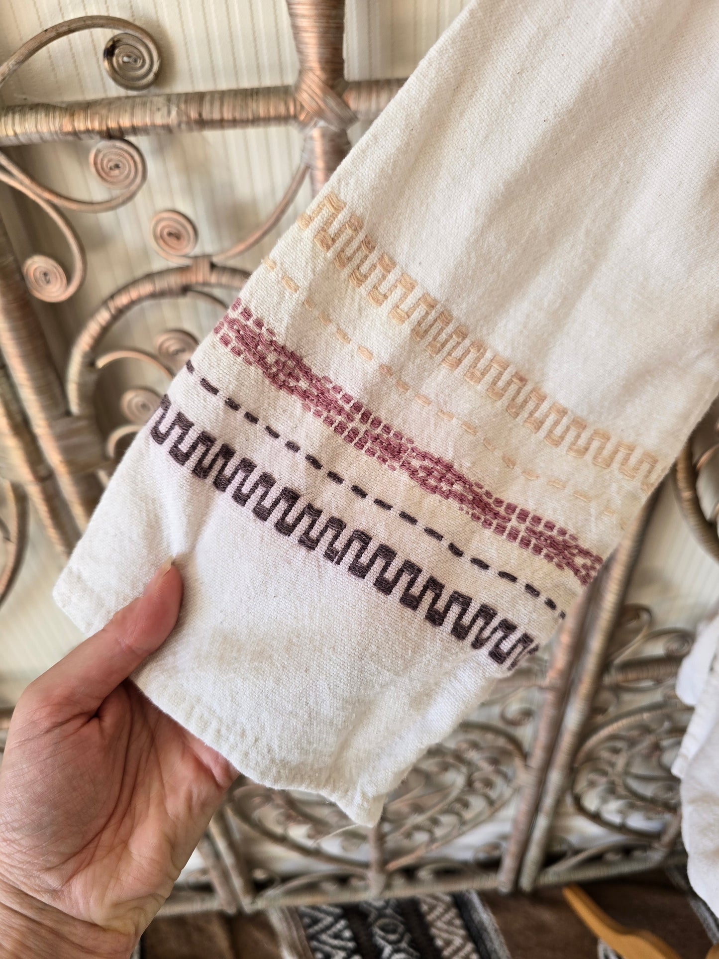 Vintage embroidered shirt blouse