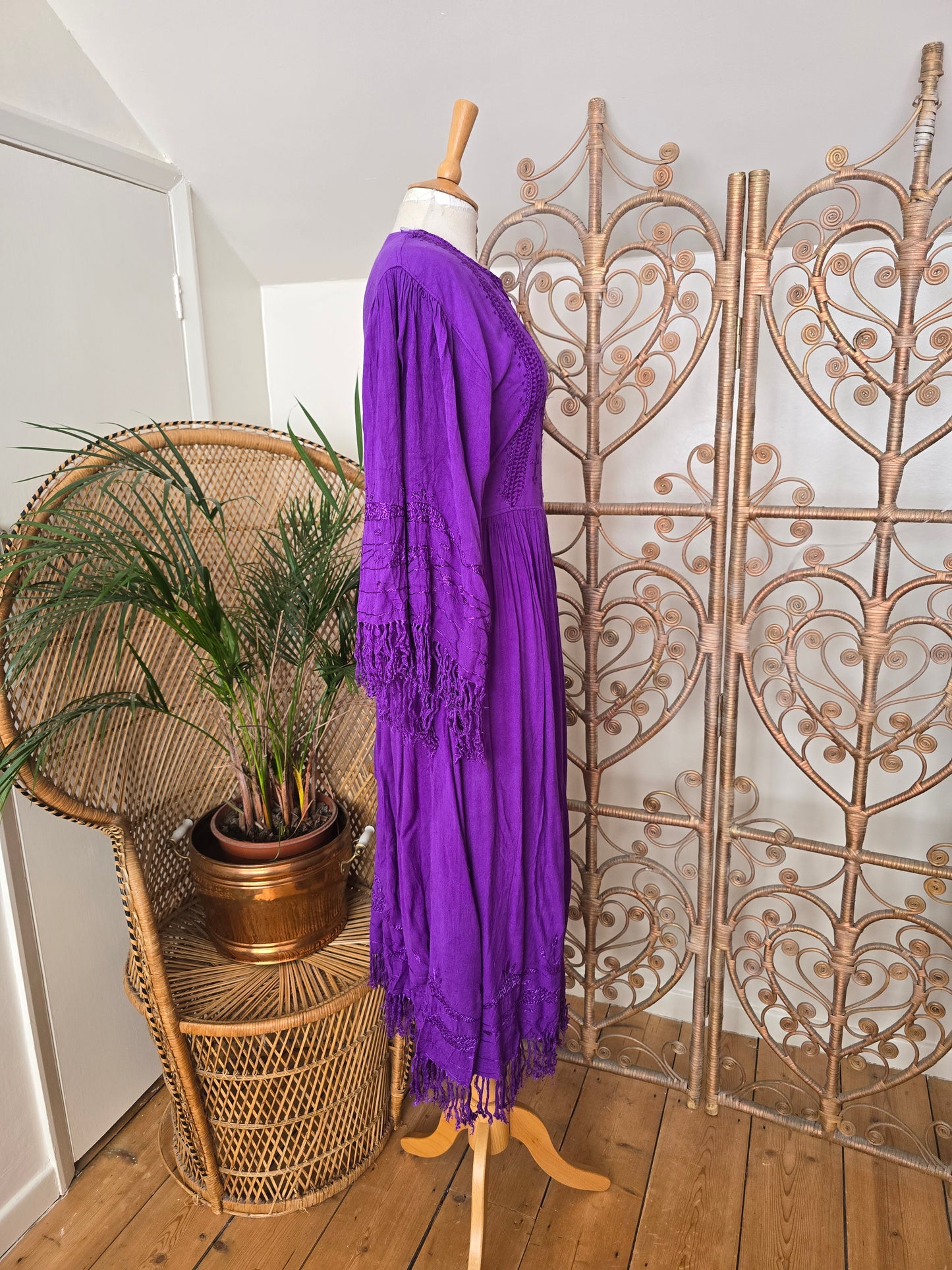Vintage embroidered dress