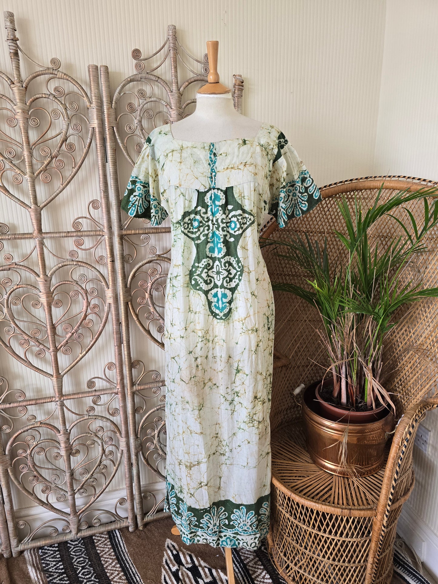 Vintage Batik print dress