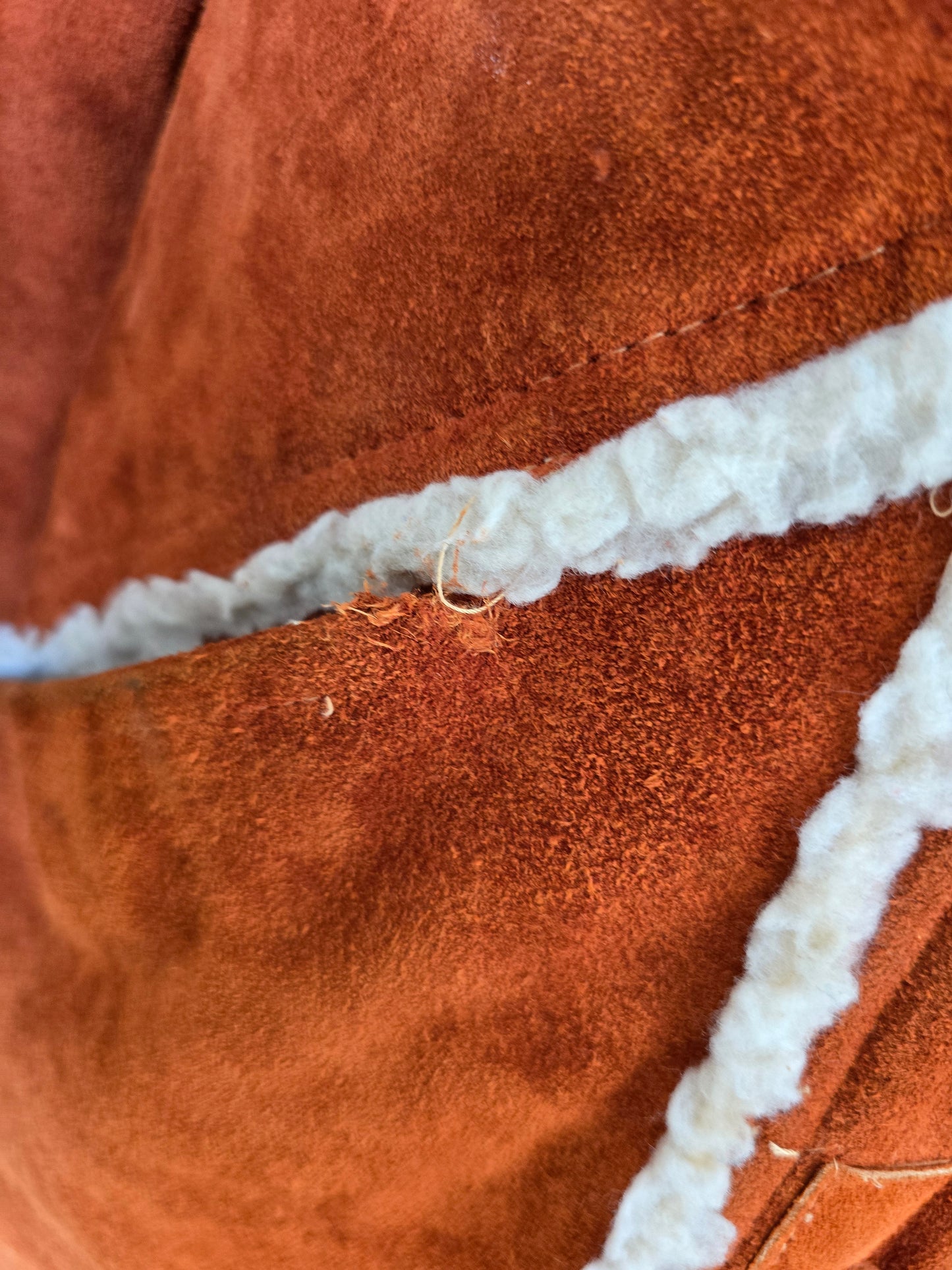 Vintage suede coat M