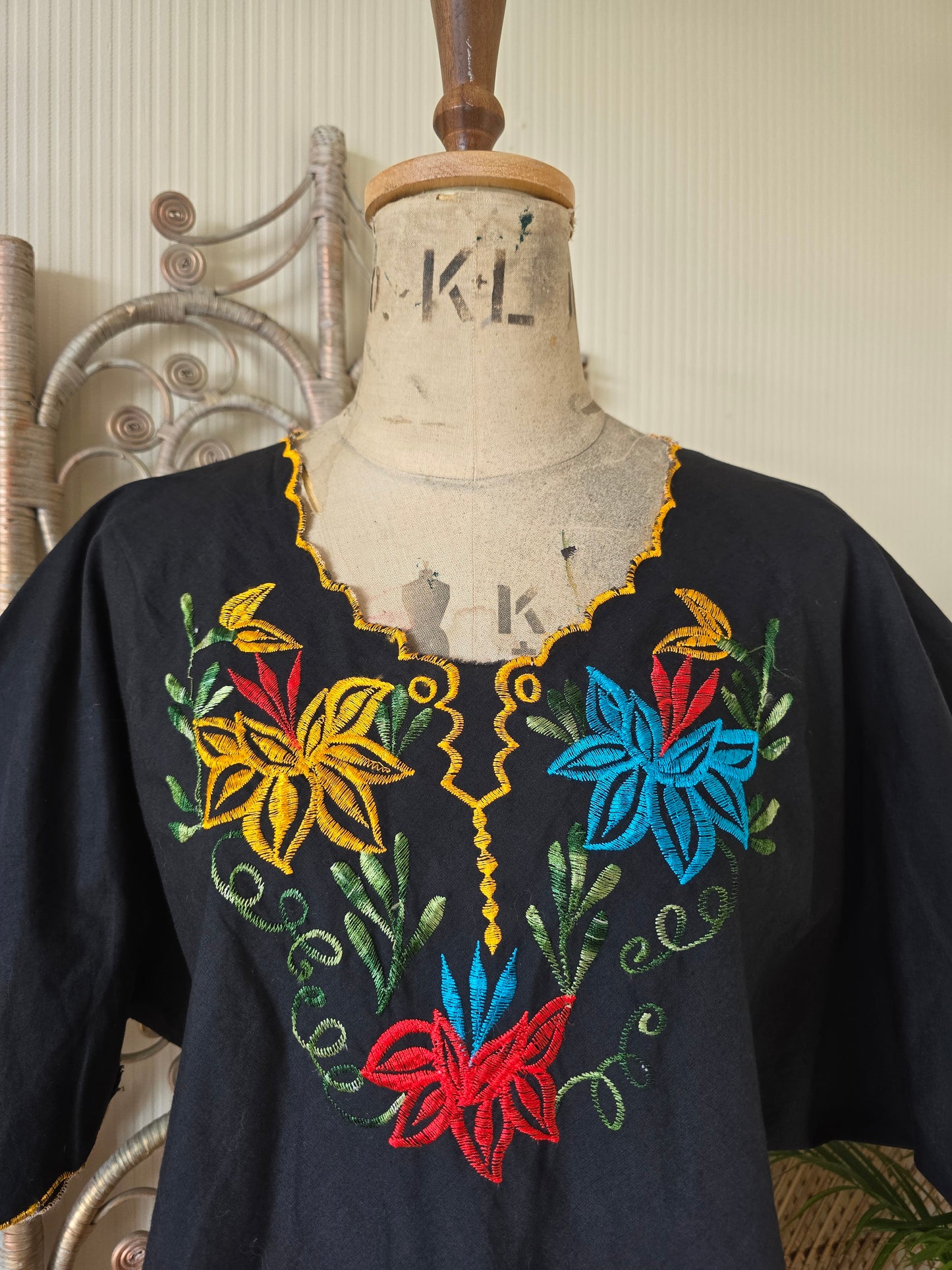 Vintage embroidered blouse