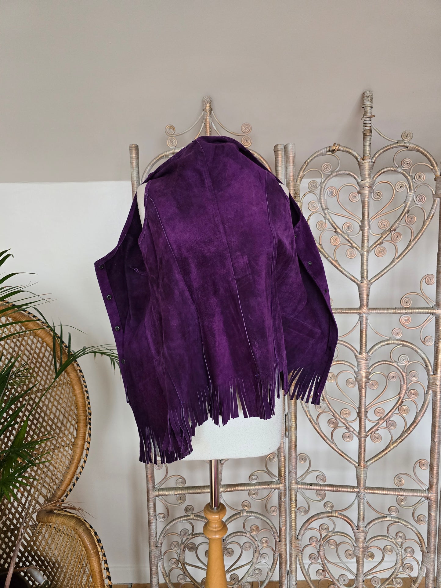 Vintage suede tunic